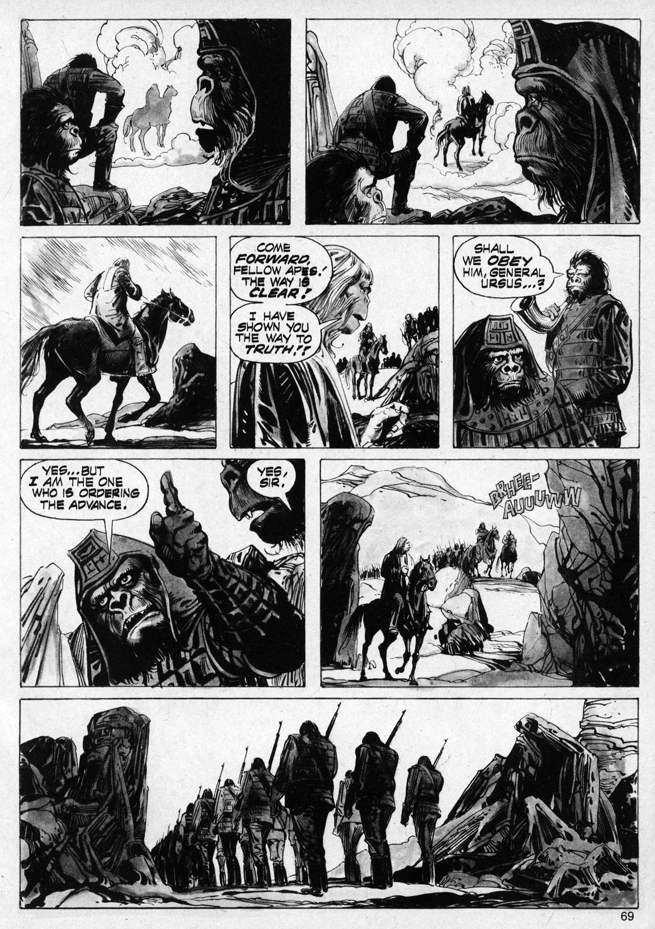 Read online Planet of the Apes comic -  Issue #10 - 67