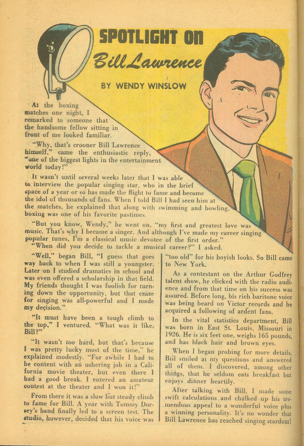 Read online Miss Melody Lane of Broadway comic -  Issue #1 - 12