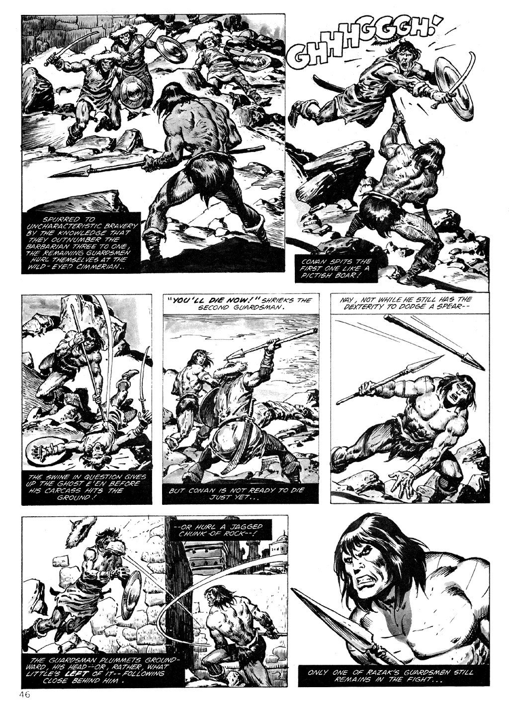 Read online The Savage Sword Of Conan comic -  Issue #71 - 46