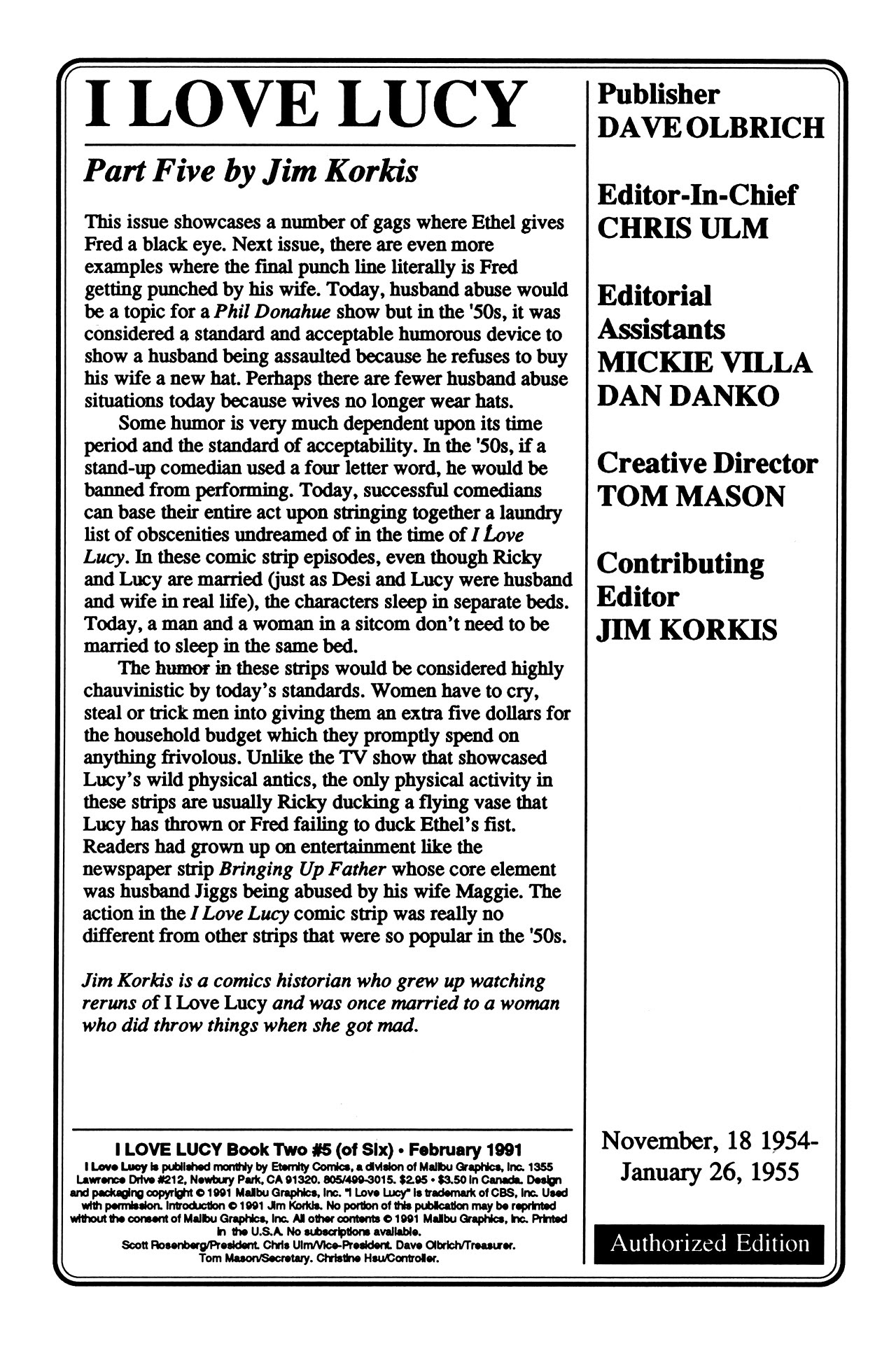 Read online I Love Lucy Too comic -  Issue #5 - 2