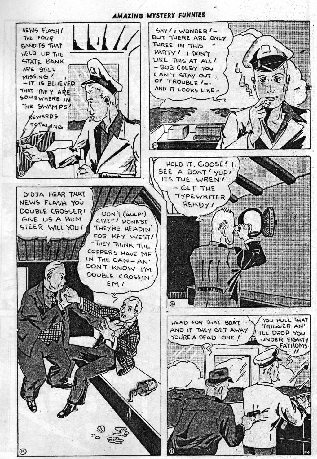 Read online Amazing Mystery Funnies comic -  Issue #3 - 40