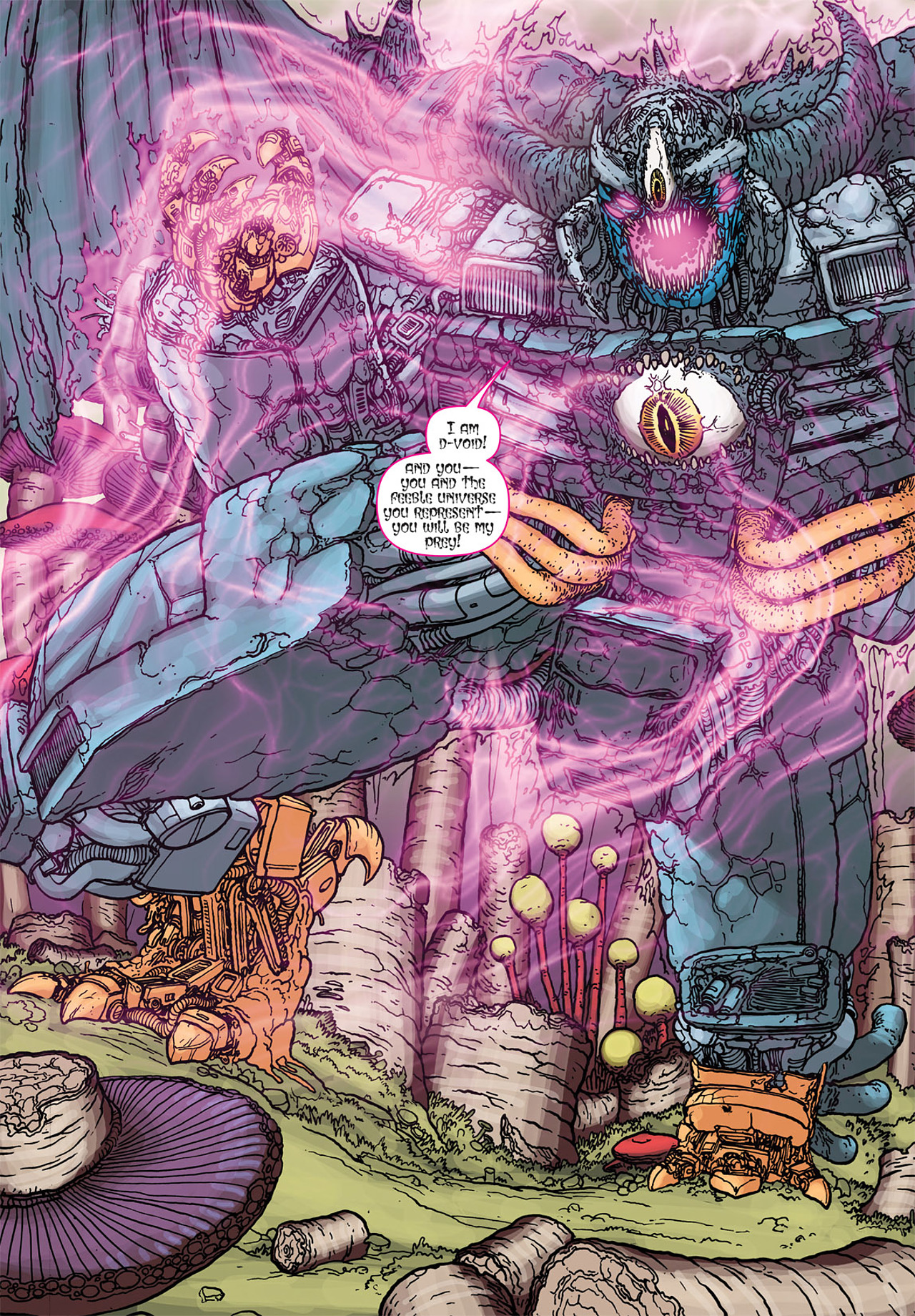 Read online Transformers: Heart of Darkness comic -  Issue #4 - 12