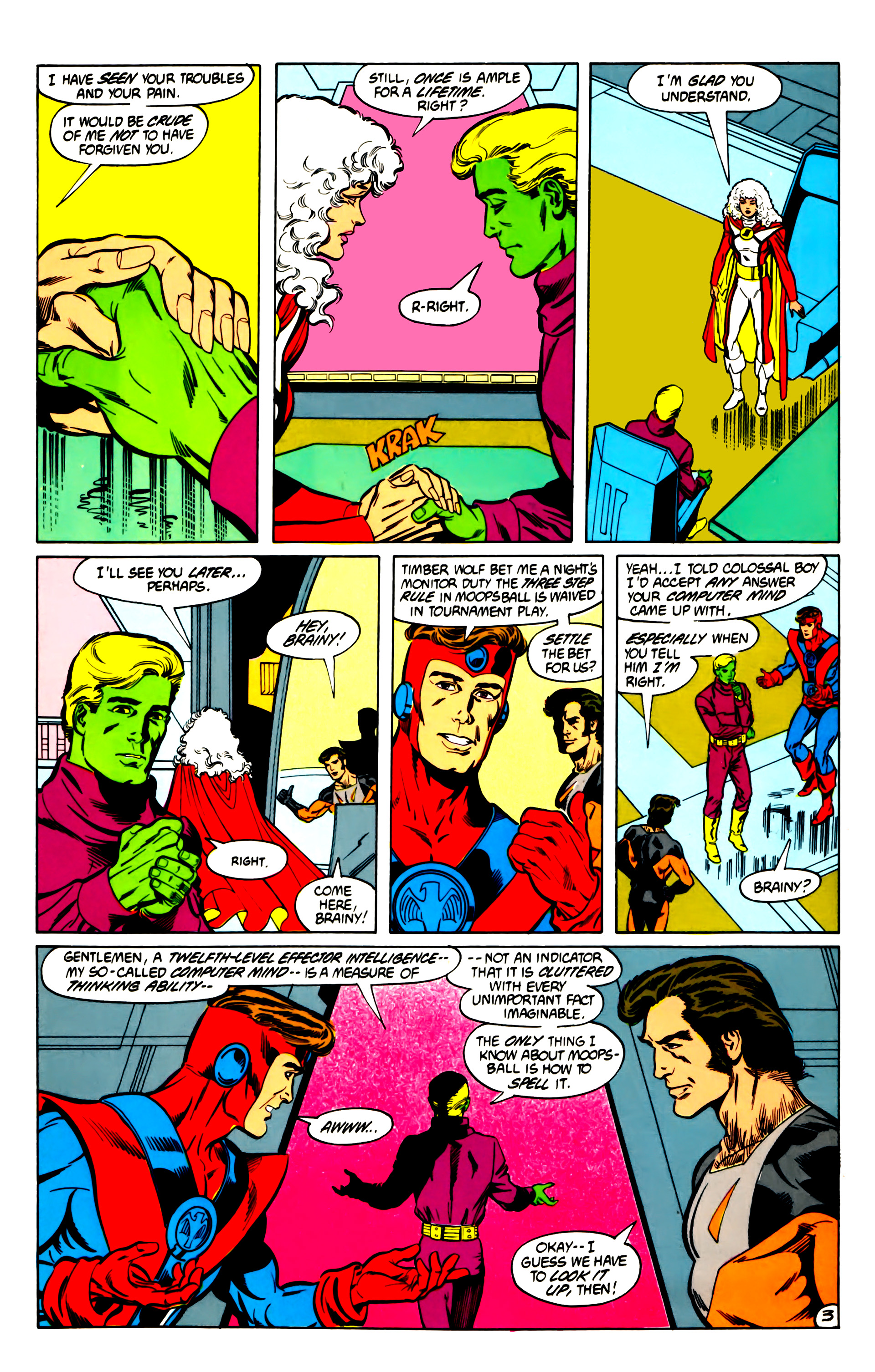 Read online Legion of Super-Heroes (1984) comic -  Issue #30 - 4