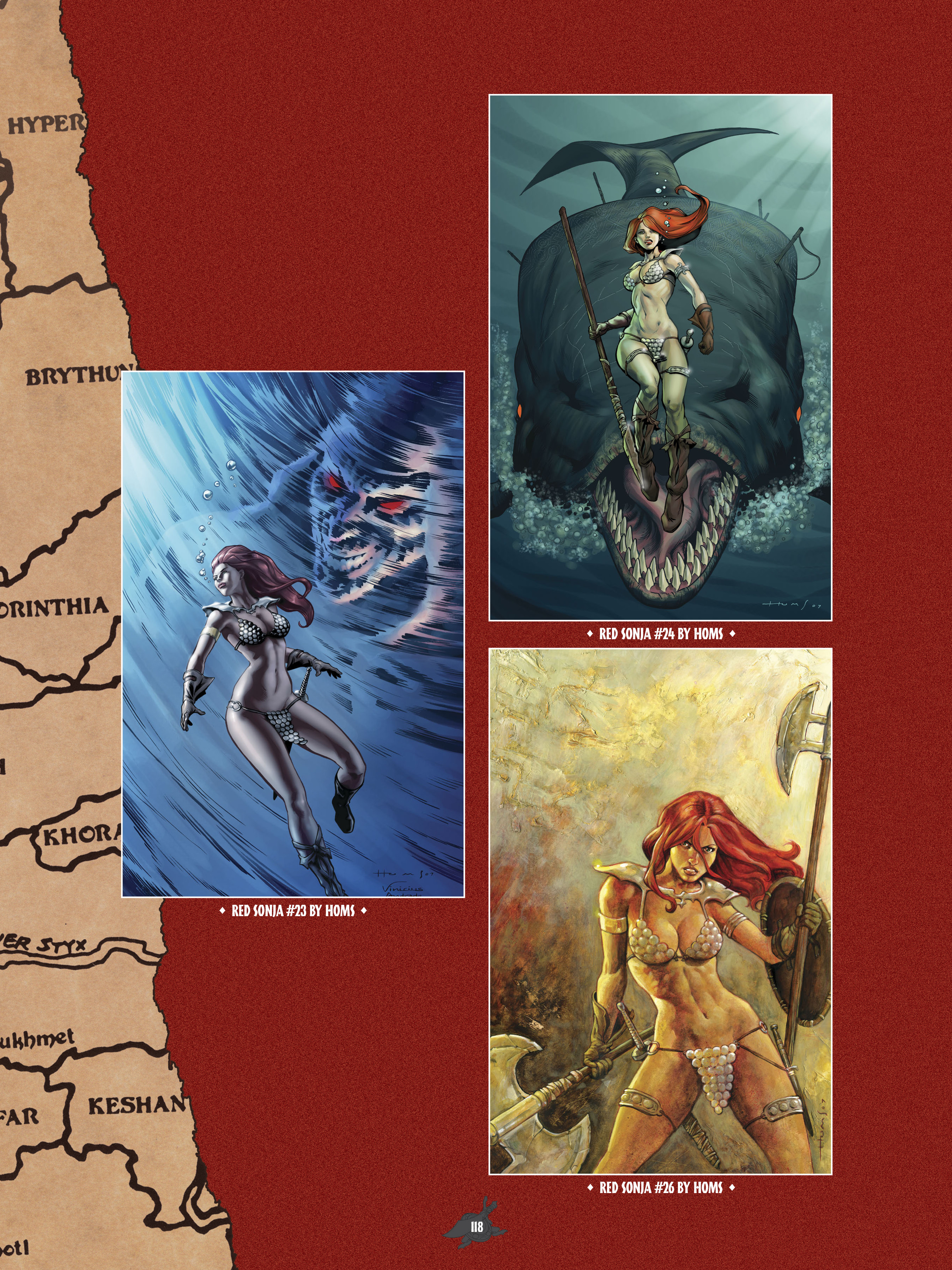 Read online The Art of Red Sonja comic -  Issue # TPB 1 (Part 2) - 17