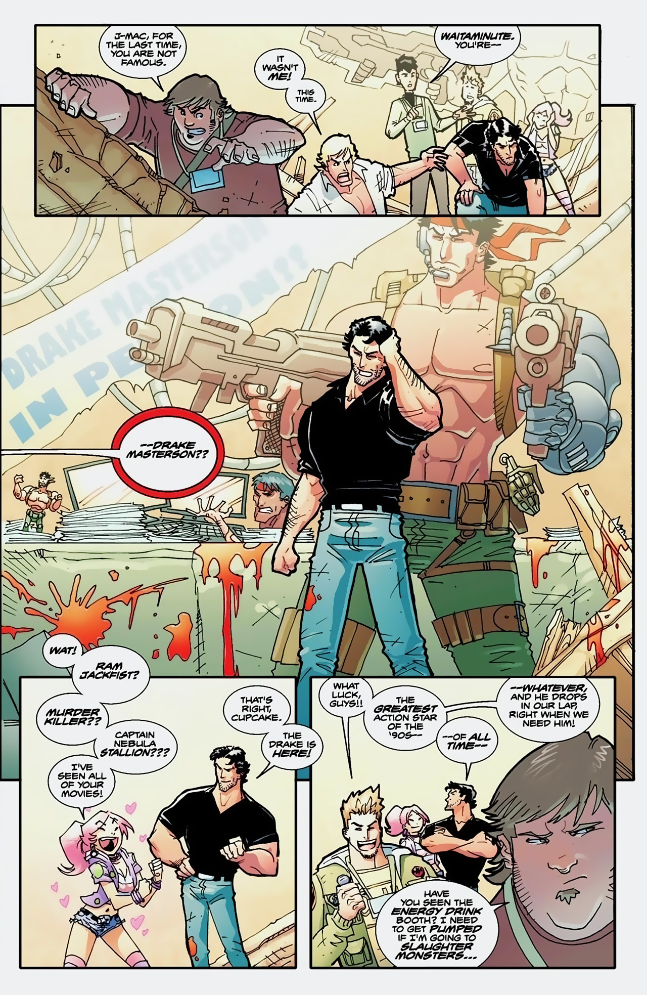 Read online Fanboys vs. Zombies comic -  Issue #2 - 15