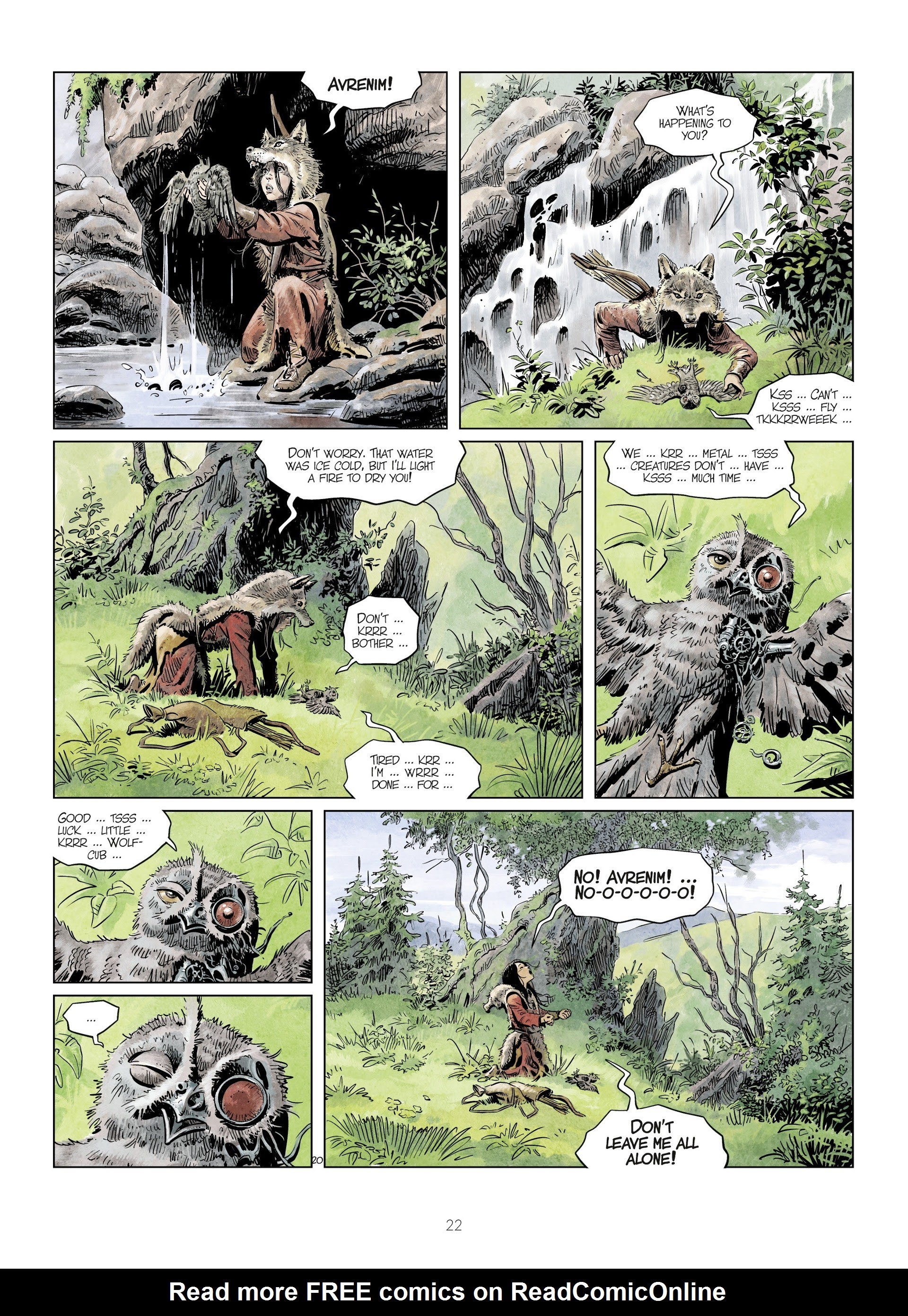 Read online The World of Thorgal: Wolfcub comic -  Issue #4 - 24