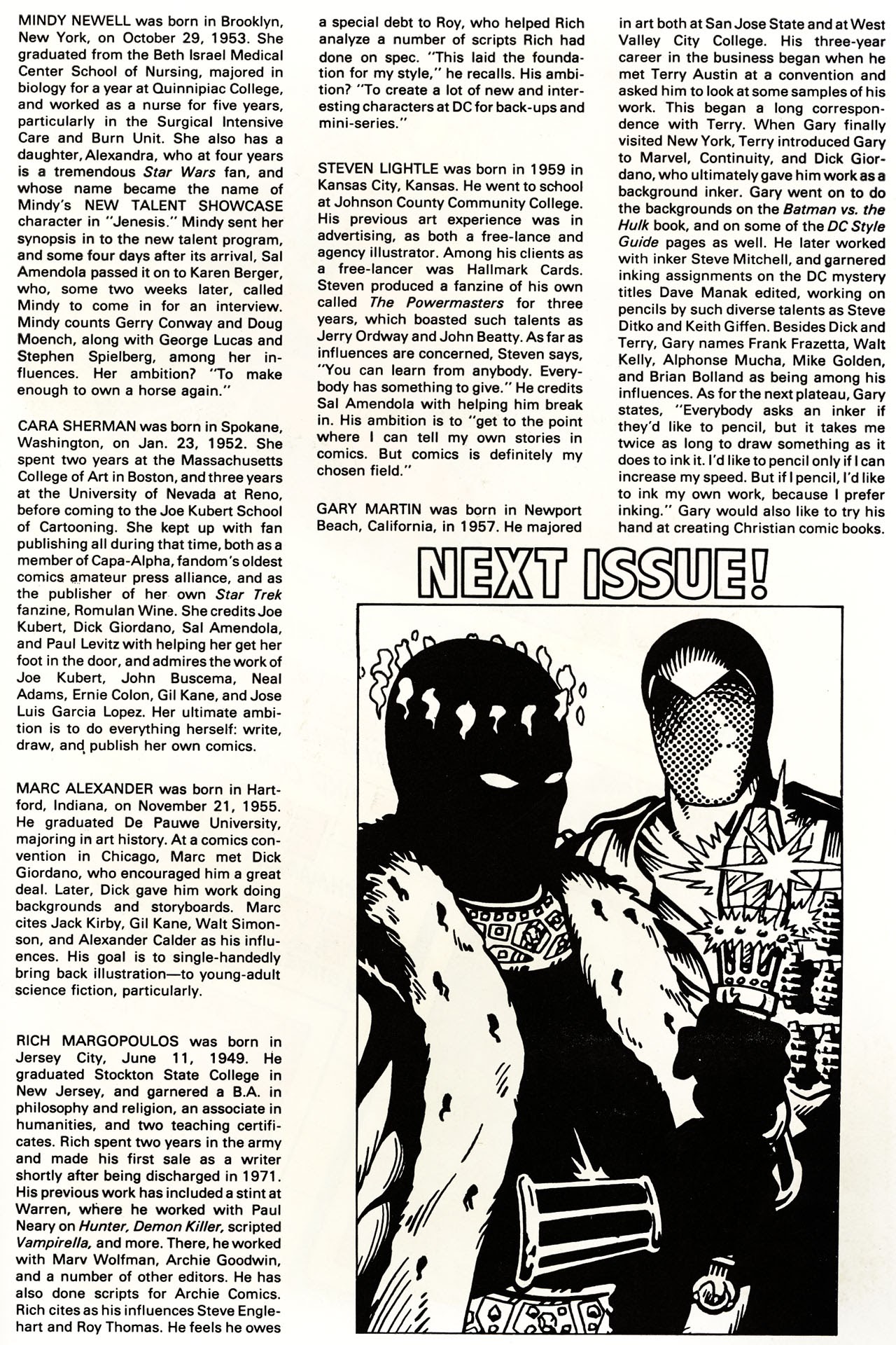 Read online The New Talent Showcase comic -  Issue #5 - 35