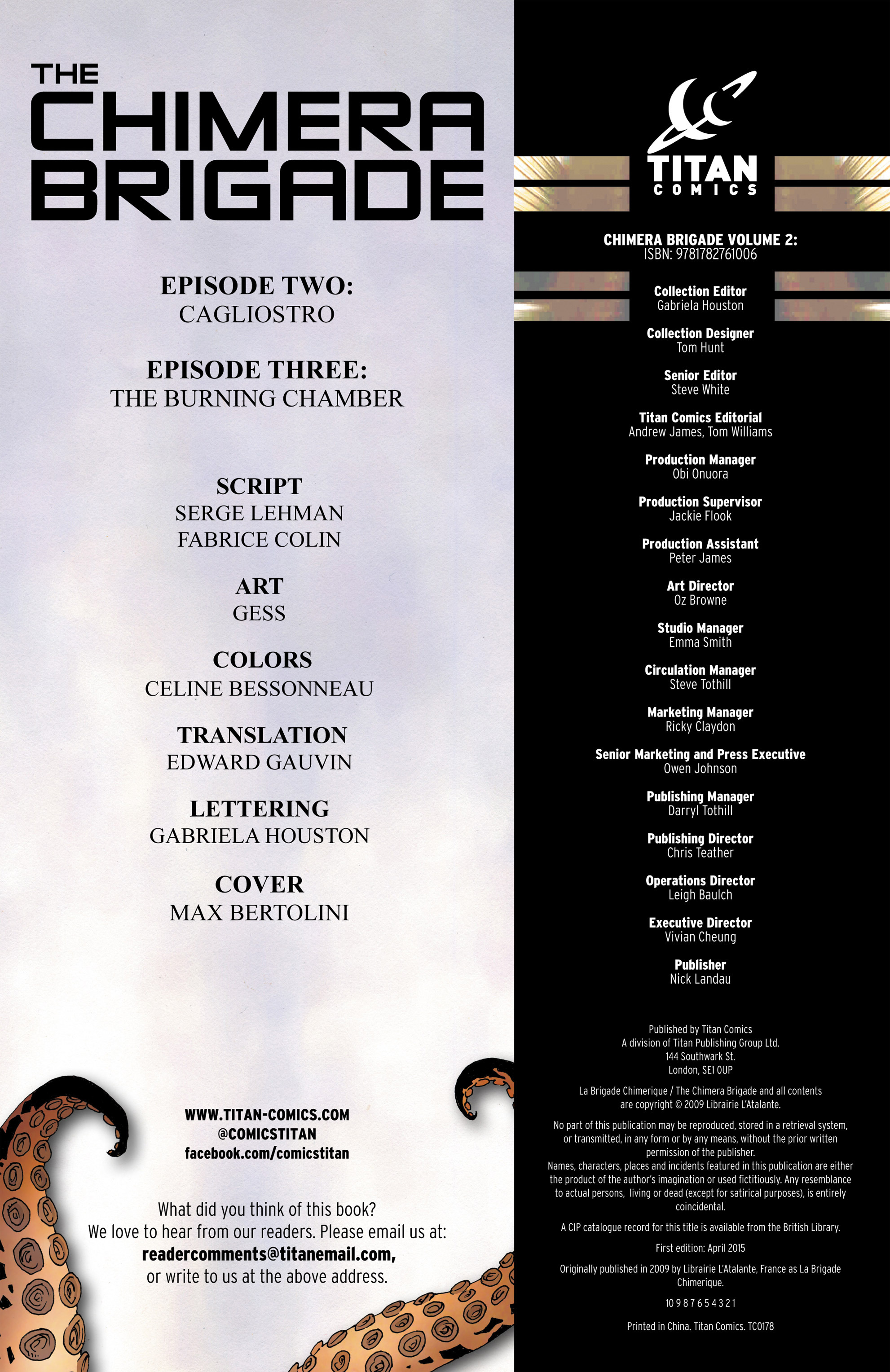 Read online The Chimera Brigade comic -  Issue #2 - 3