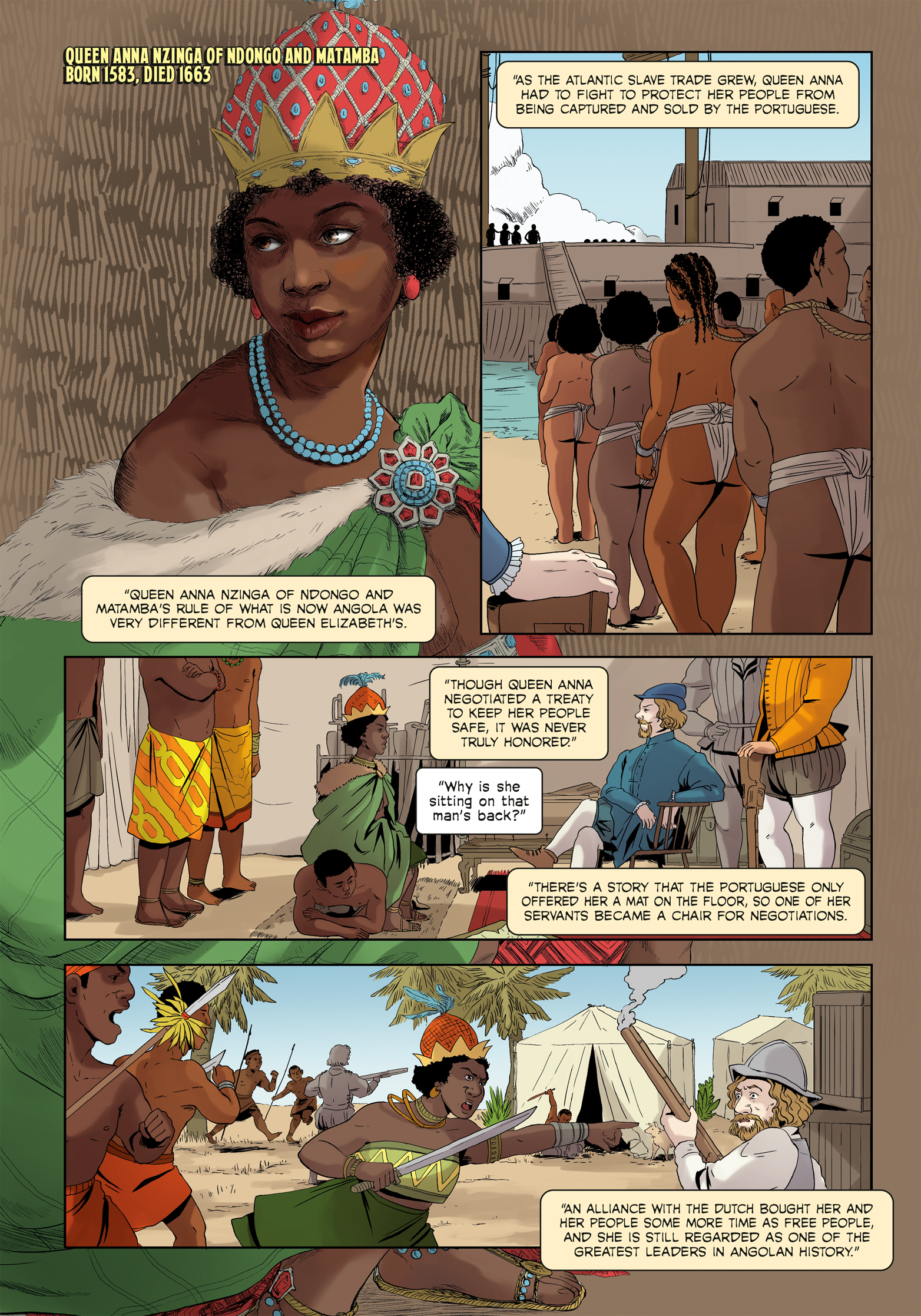 Read online Amazons, Abolitionists, and Activists: A Graphic History of Women's Fight for Their Rights comic -  Issue # TPB (Part 1) - 56
