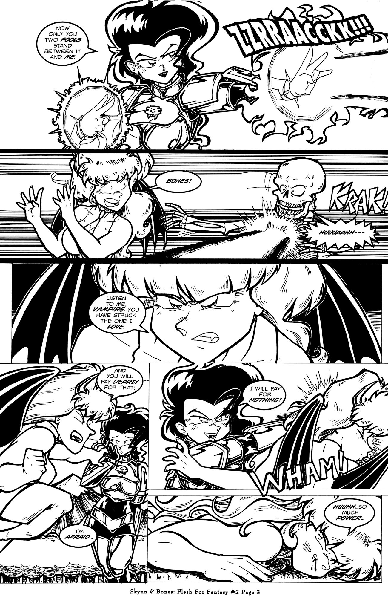 Read online Skynn & Bones: Flesh for Fantasy comic -  Issue #2 - 5