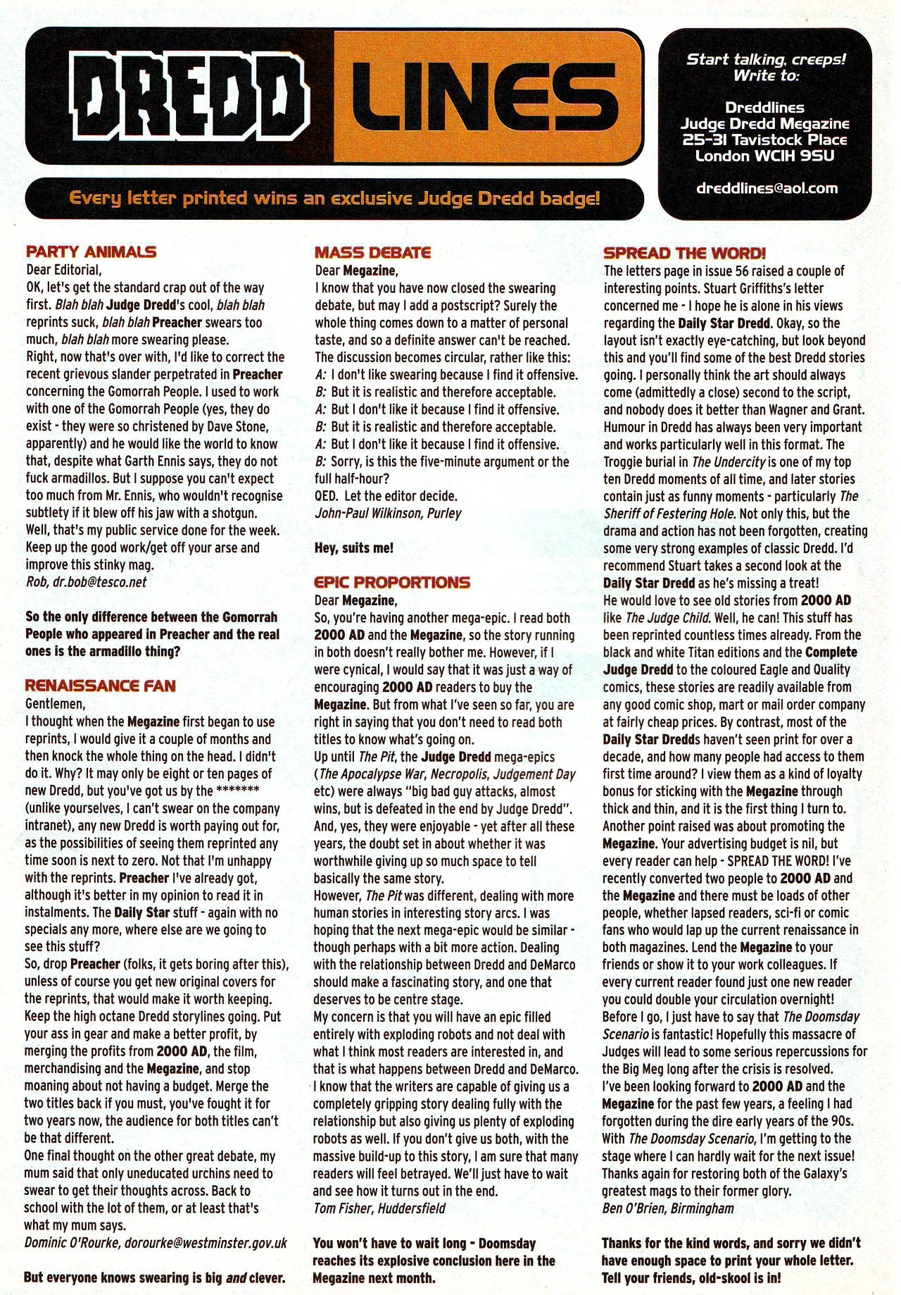 Read online Judge Dredd Megazine (vol. 3) comic -  Issue #58 - 26