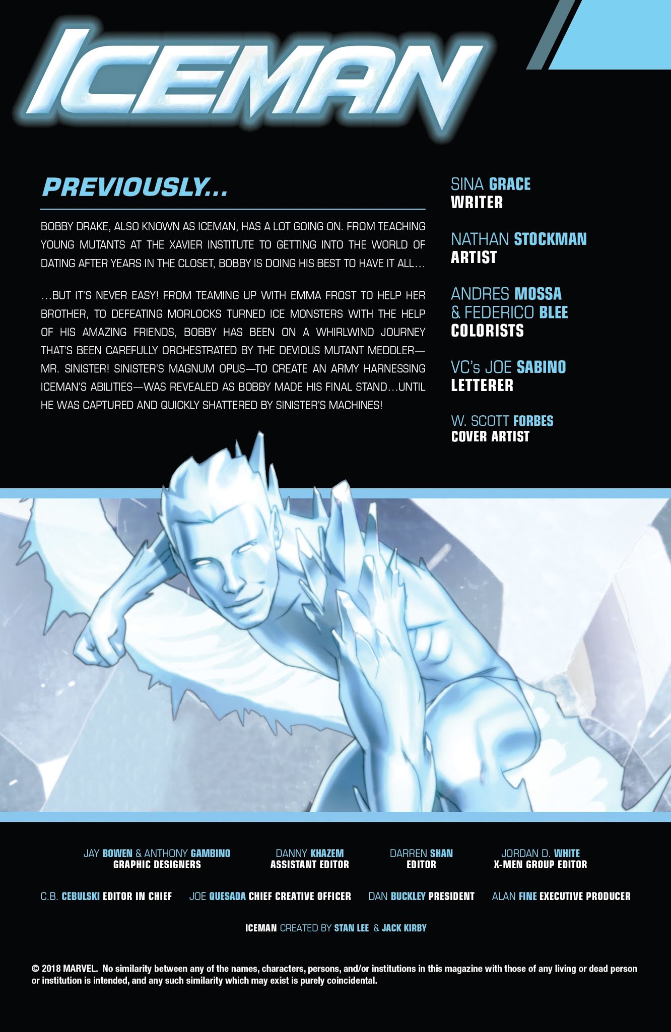 Read online Iceman (2018) comic -  Issue #5 - 3