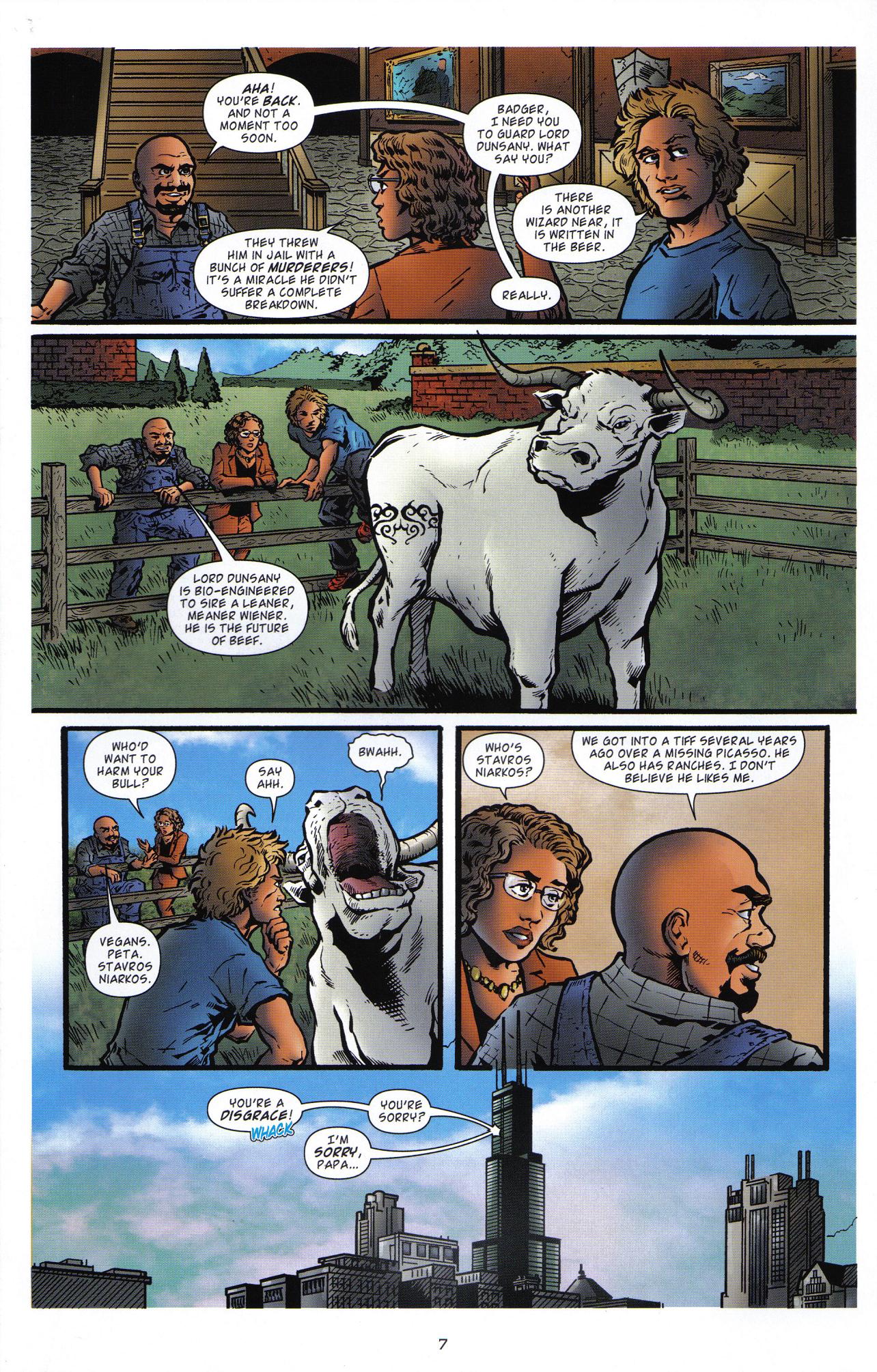 Read online Badger: Bull! comic -  Issue # Full - 9
