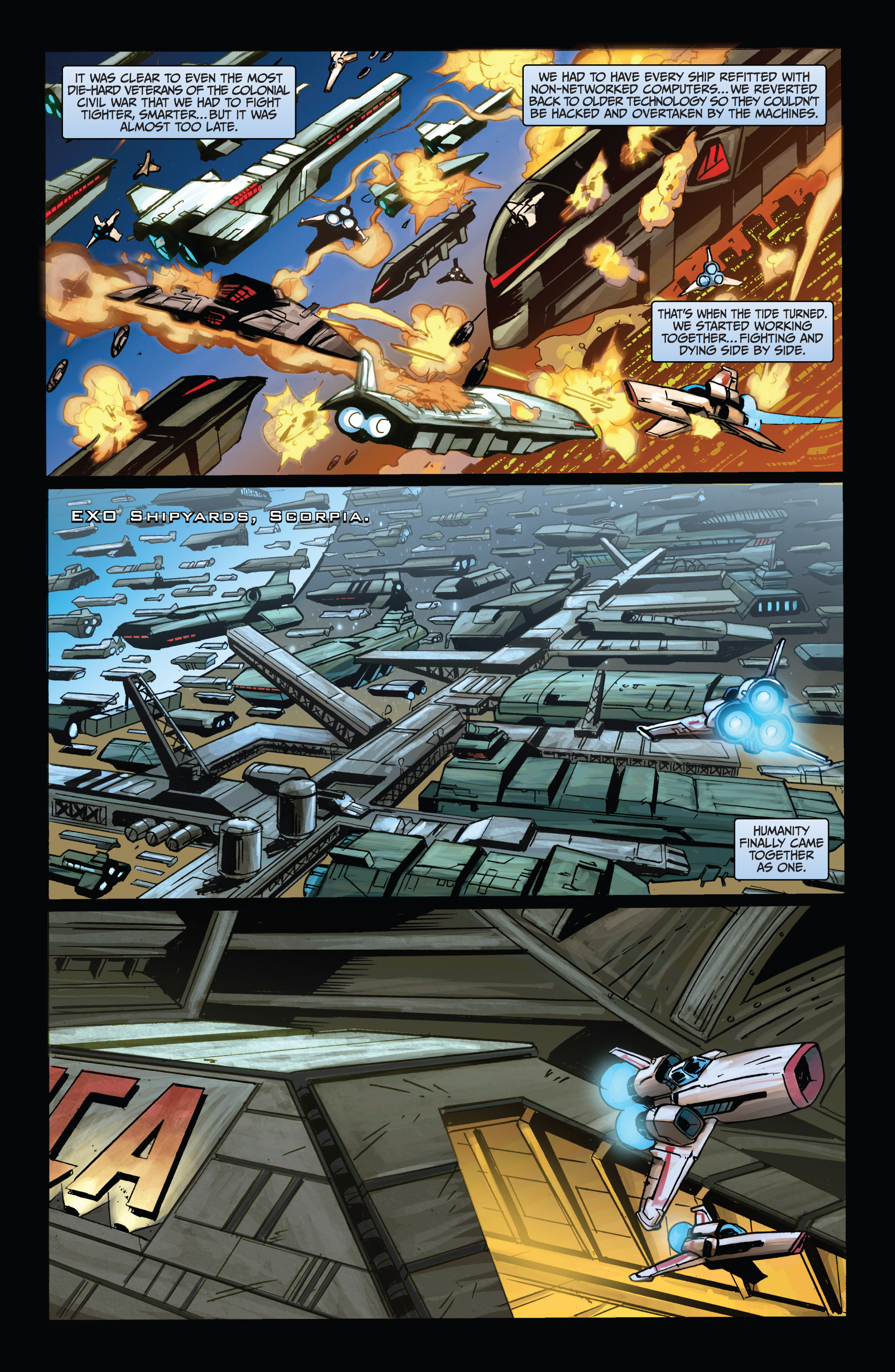 Read online Battlestar Galactica: Cylon War comic -  Issue #4 - 6