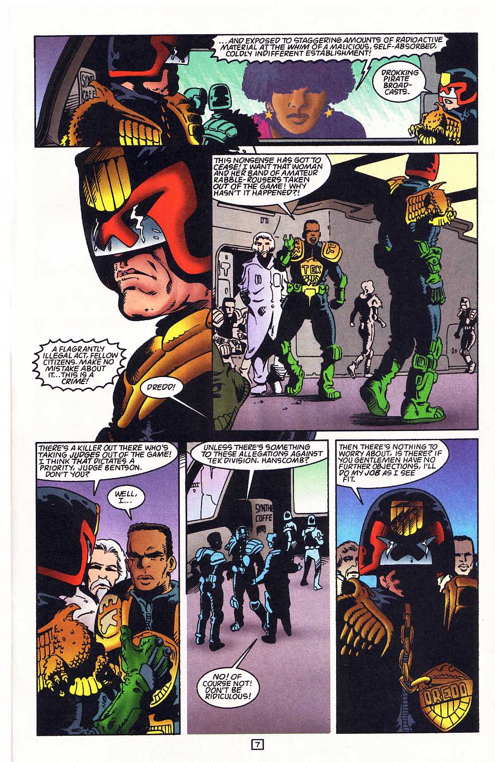 Read online Judge Dredd: Legends of the Law comic -  Issue #12 - 8