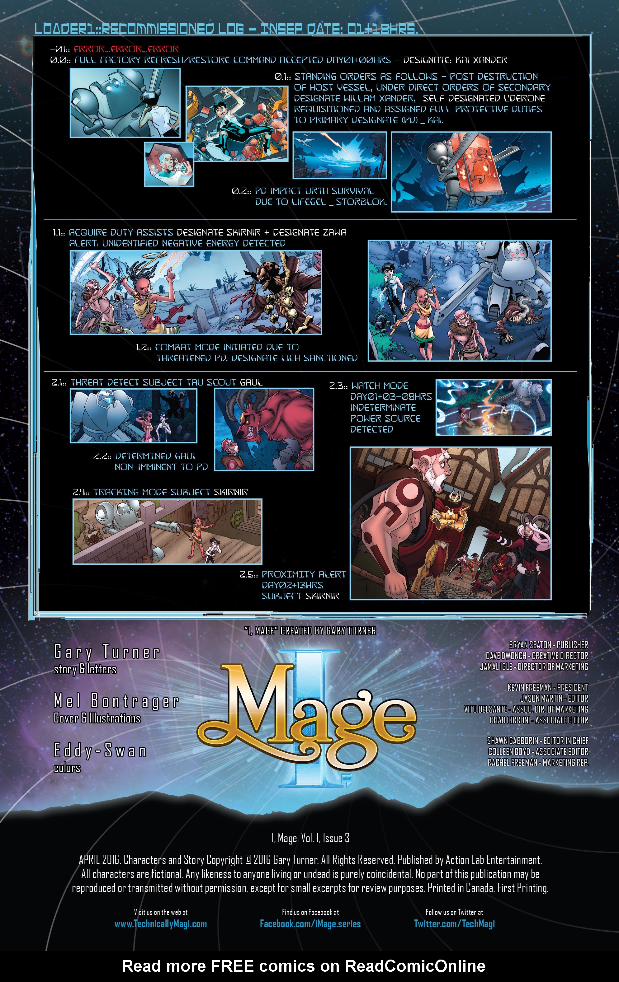 Read online I, Mage comic -  Issue #3 - 2