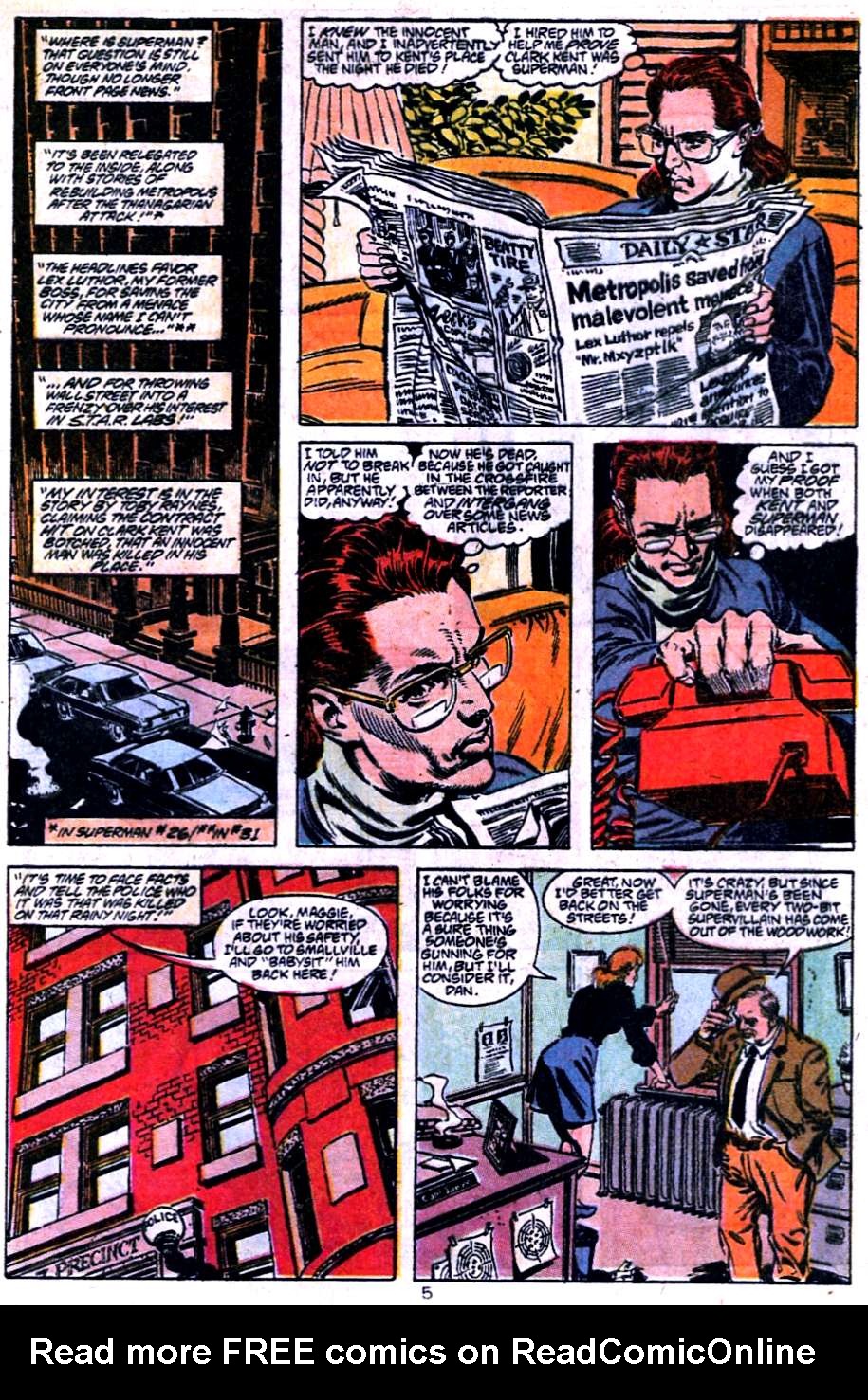 Read online Adventures of Superman (1987) comic -  Issue #454 - 6