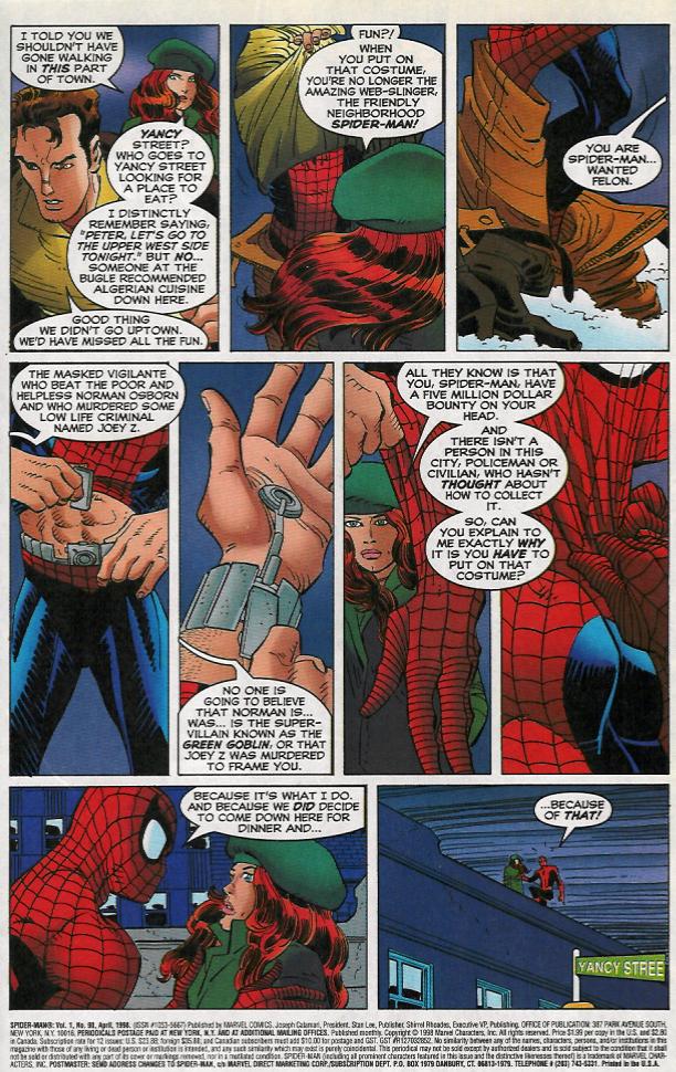 Read online Spider-Man (1990) comic -  Issue #90-  It Started On Yancy Street... Again - 2