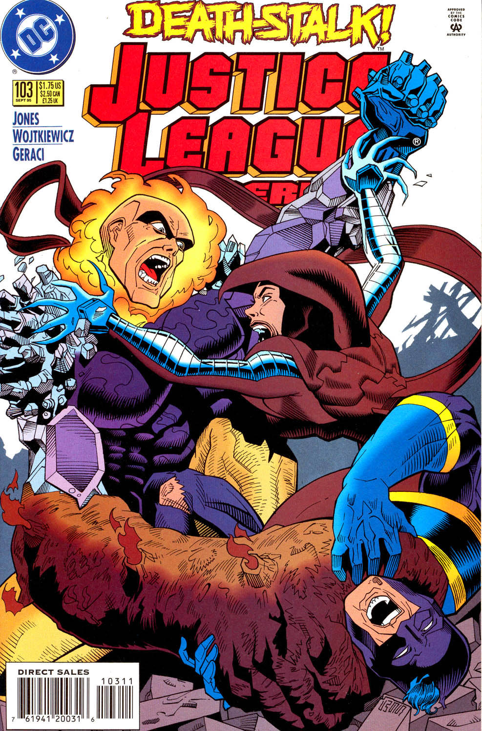 Read online Justice League America comic -  Issue #103 - 1