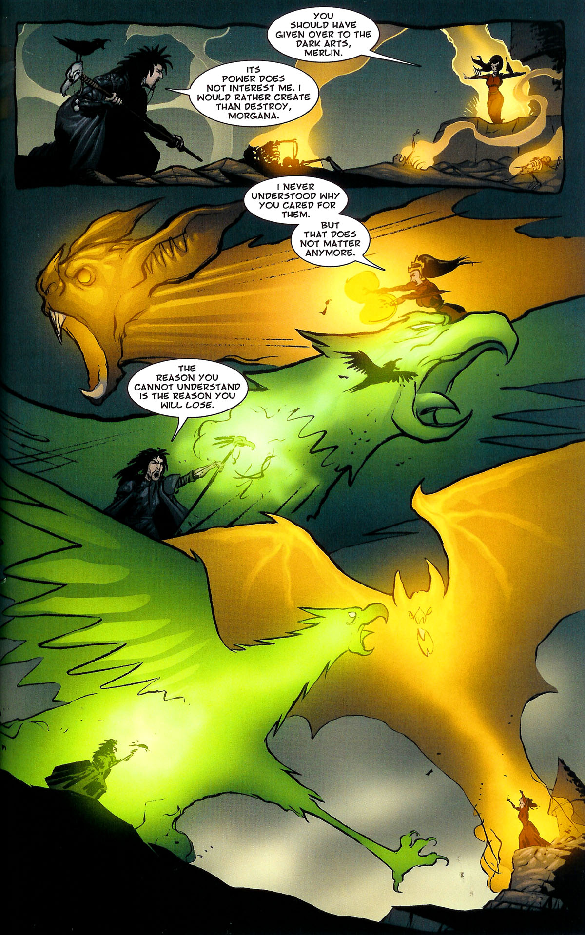 Read online Dracula vs King Arthur comic -  Issue #4 - 53