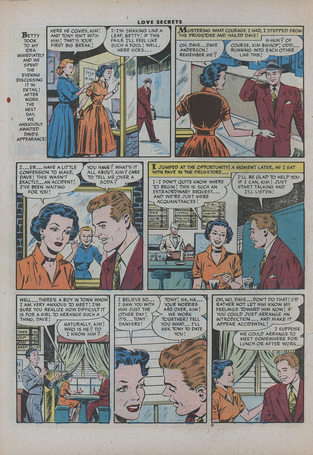 Read online Love Secrets (1953) comic -  Issue #44 - 6