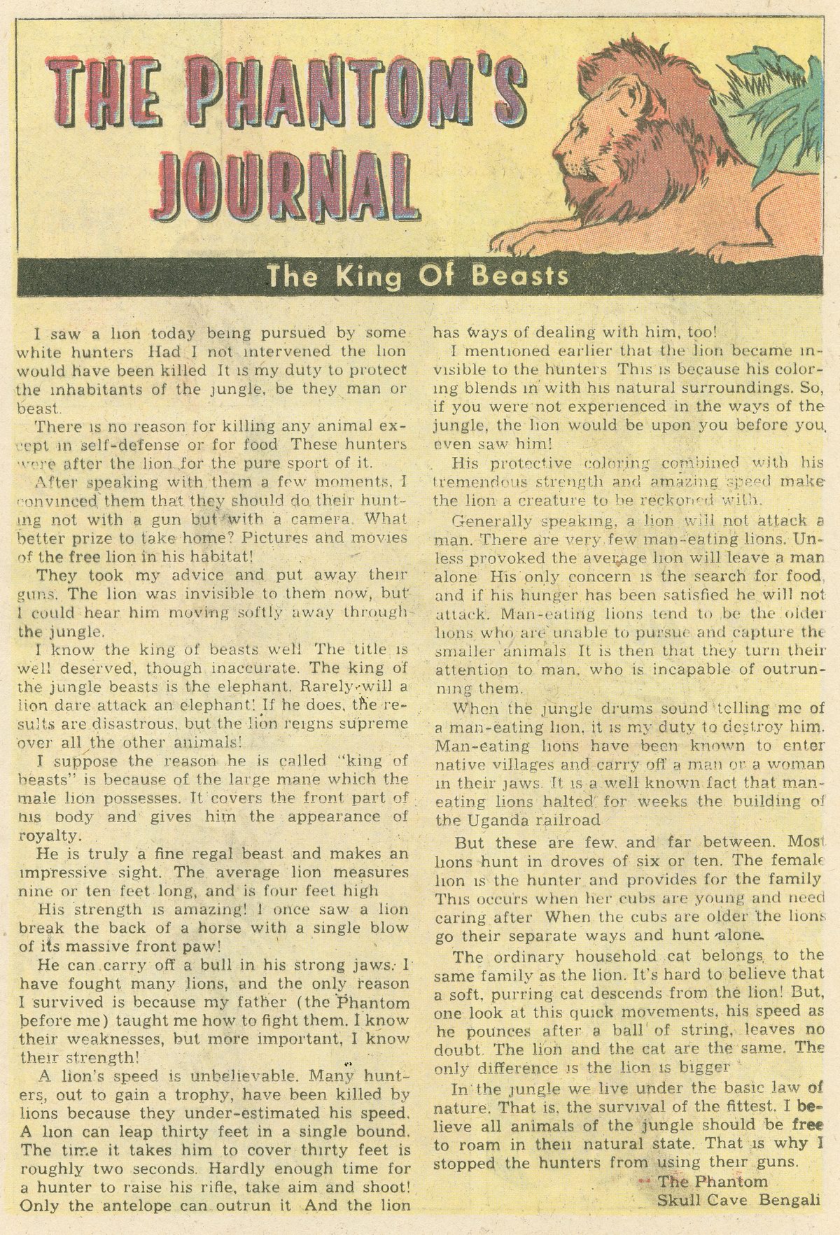 Read online The Phantom (1969) comic -  Issue #31 - 17