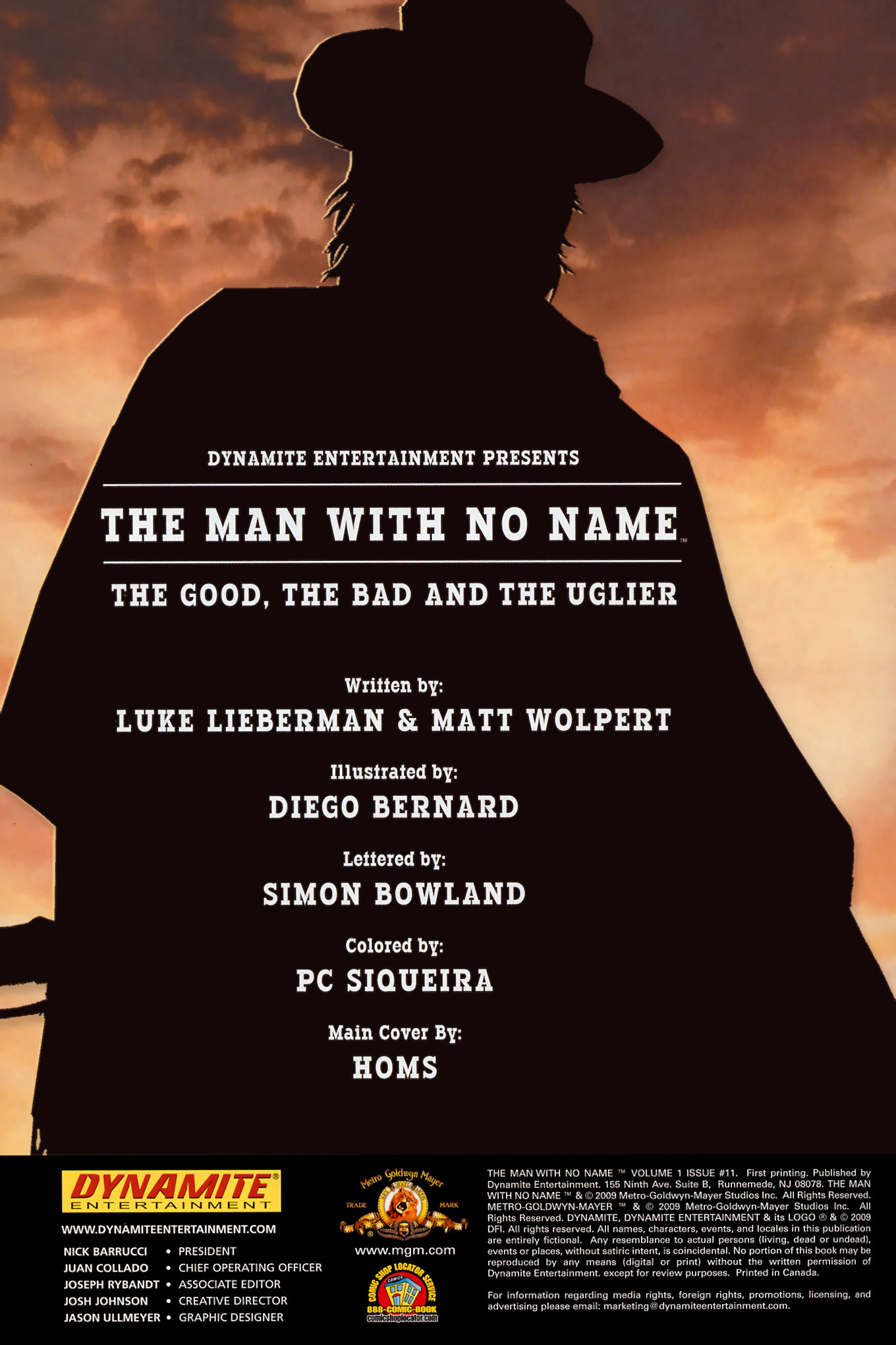 Read online The Man with No Name comic -  Issue #11 - 2