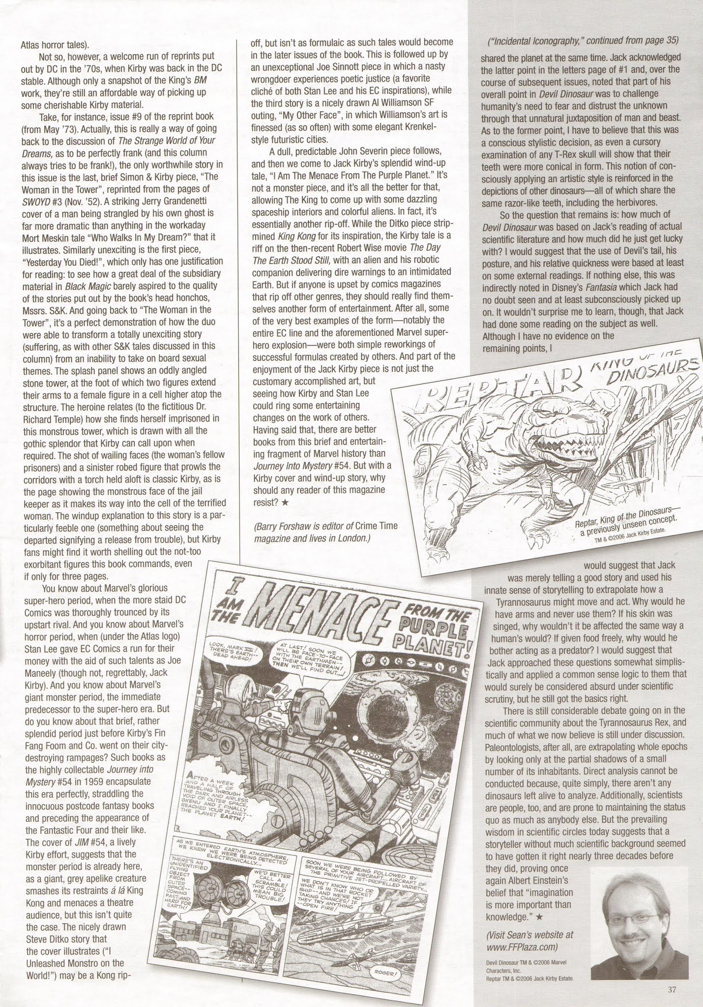 Read online The Jack Kirby Collector comic -  Issue #45 - 39