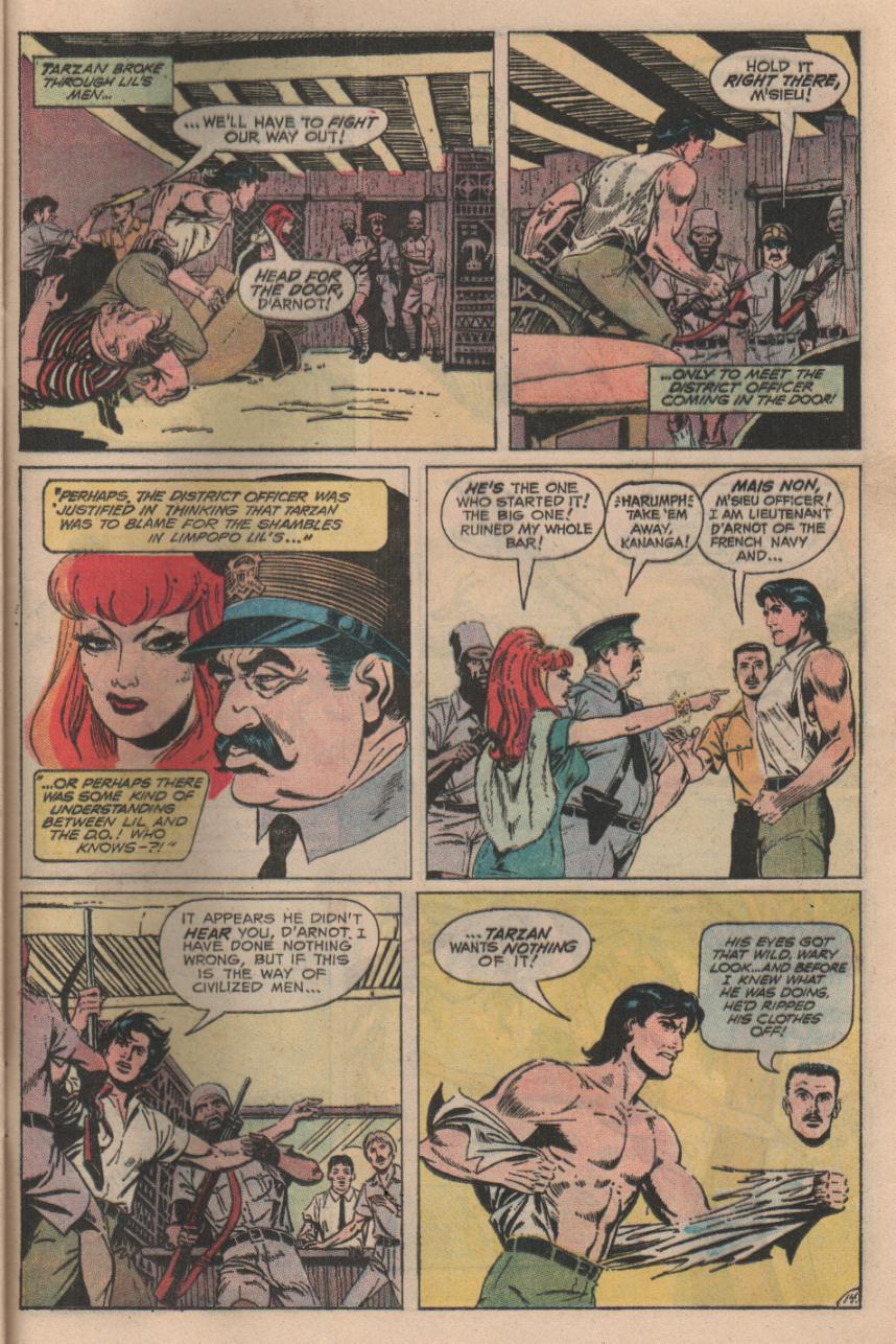 Read online Tarzan (1972) comic -  Issue #226 - 15
