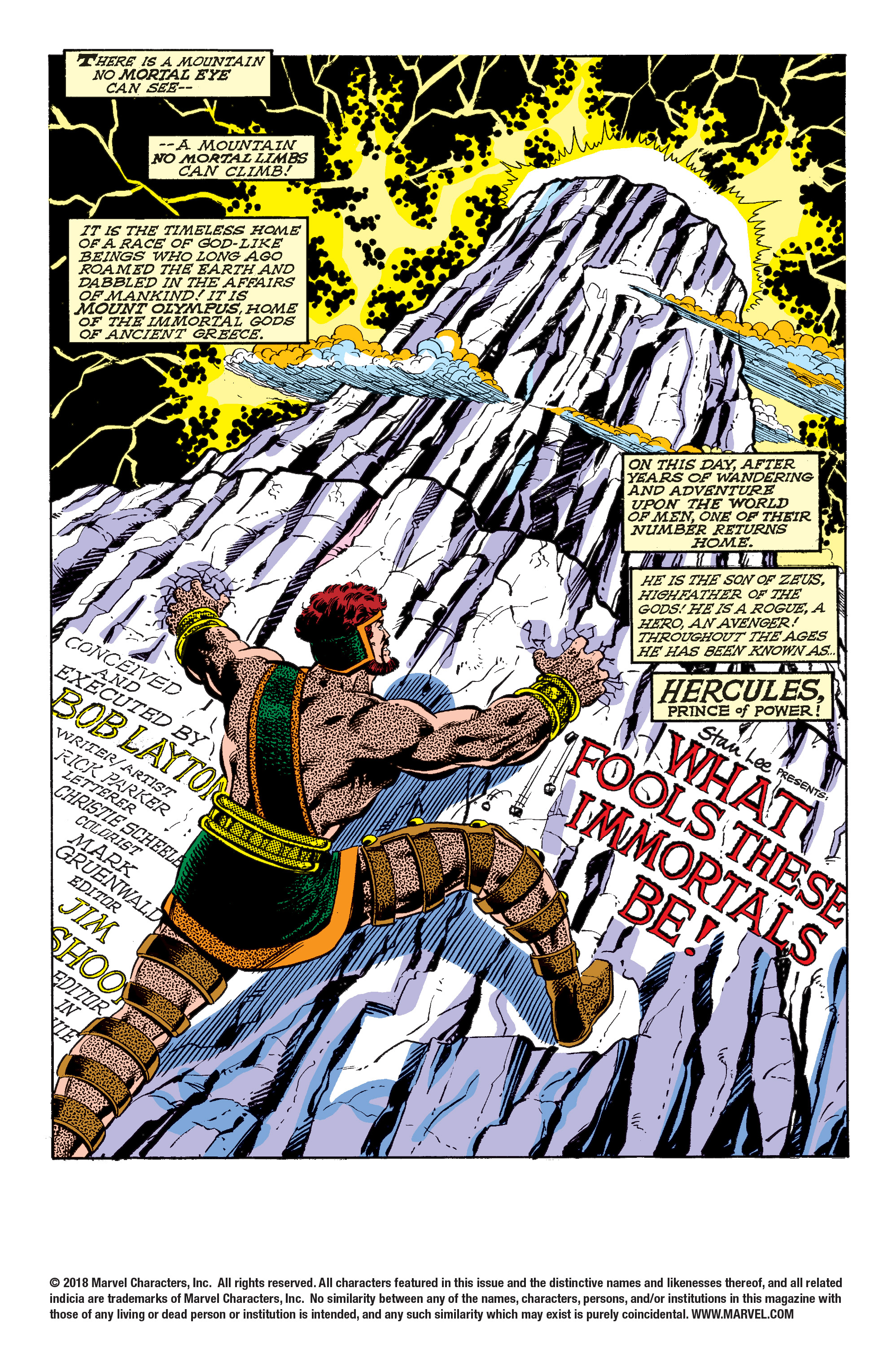 Read online Hercules (1982) comic -  Issue #1 - 2