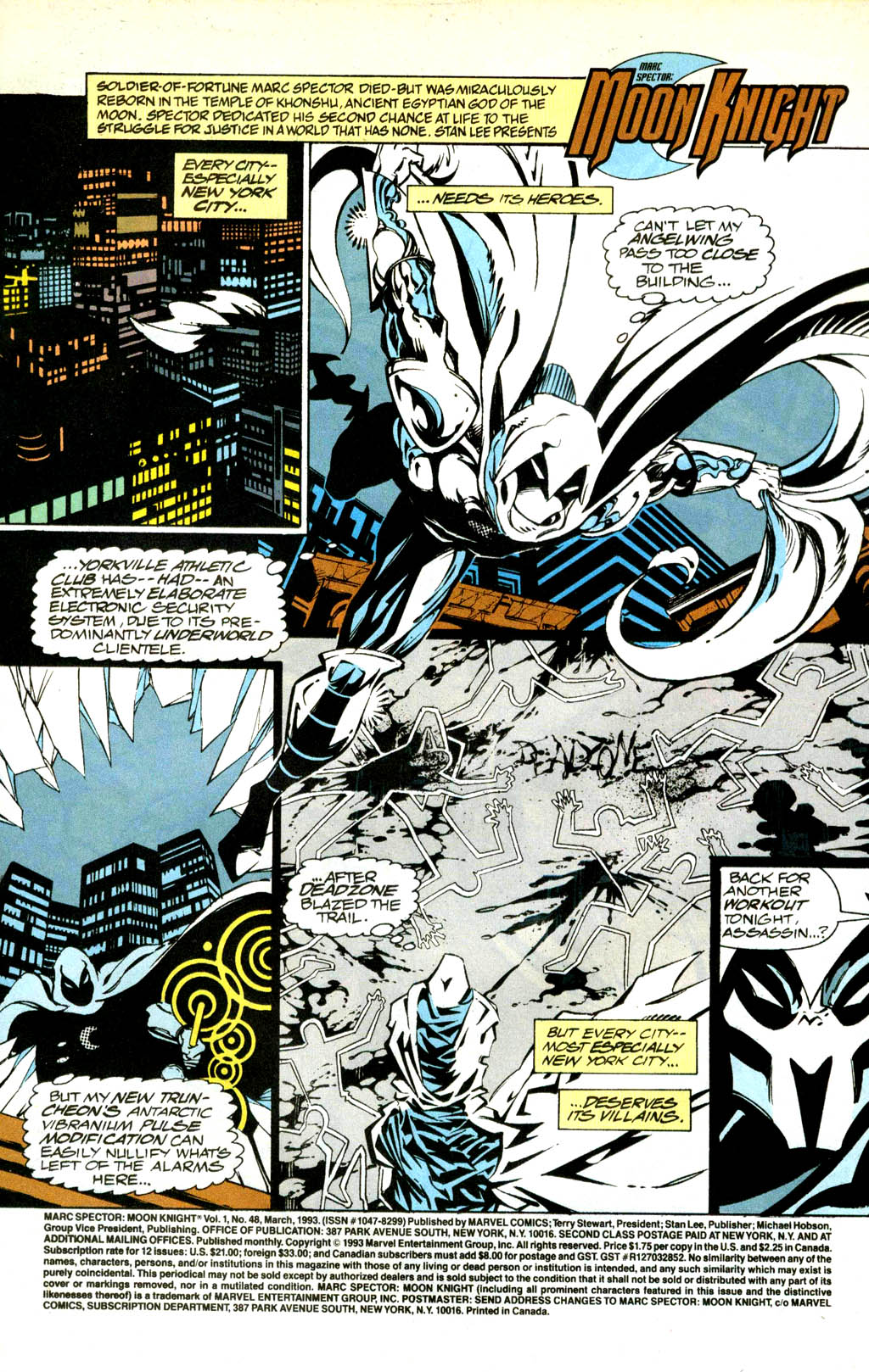 Read online Marc Spector: Moon Knight comic -  Issue #48 - 2