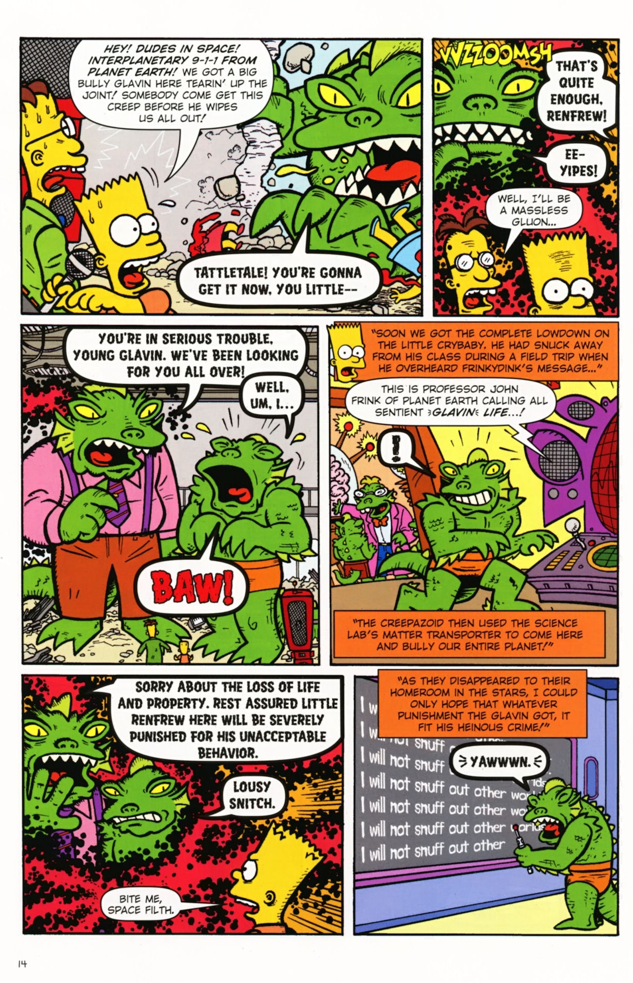 Read online Treehouse of Horror comic -  Issue #16 - 17