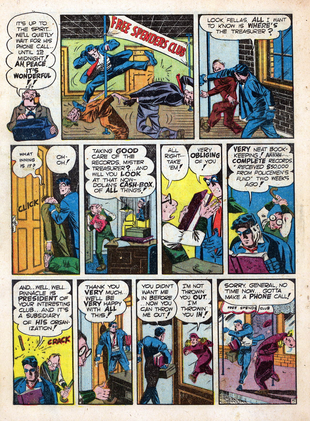Read online The Spirit (1952) comic -  Issue #2 - 8