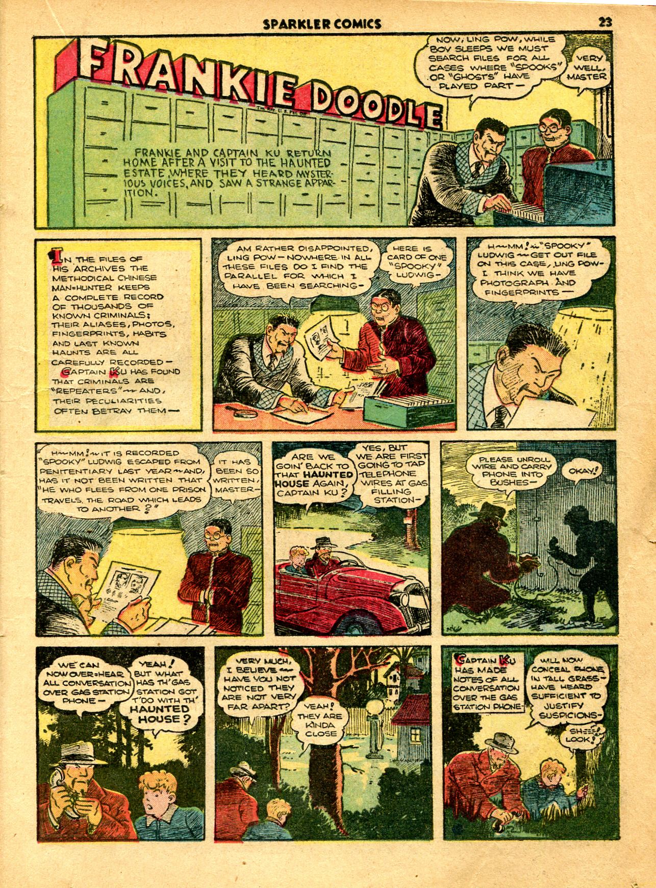 Read online Sparkler Comics comic -  Issue #11 - 25