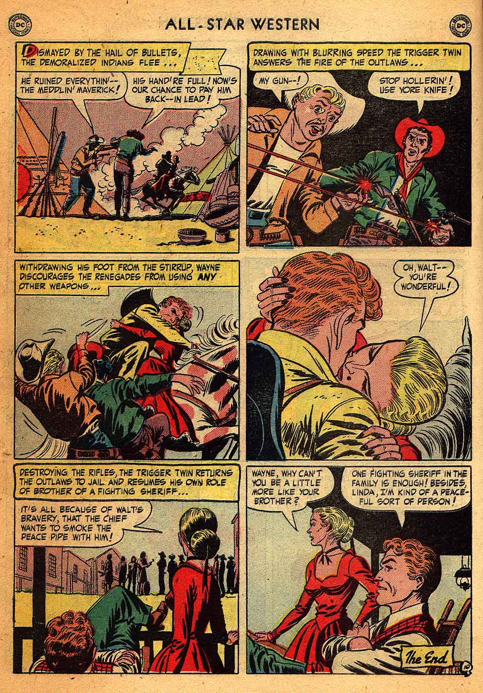 Read online All-Star Western (1951) comic -  Issue #58 - 12