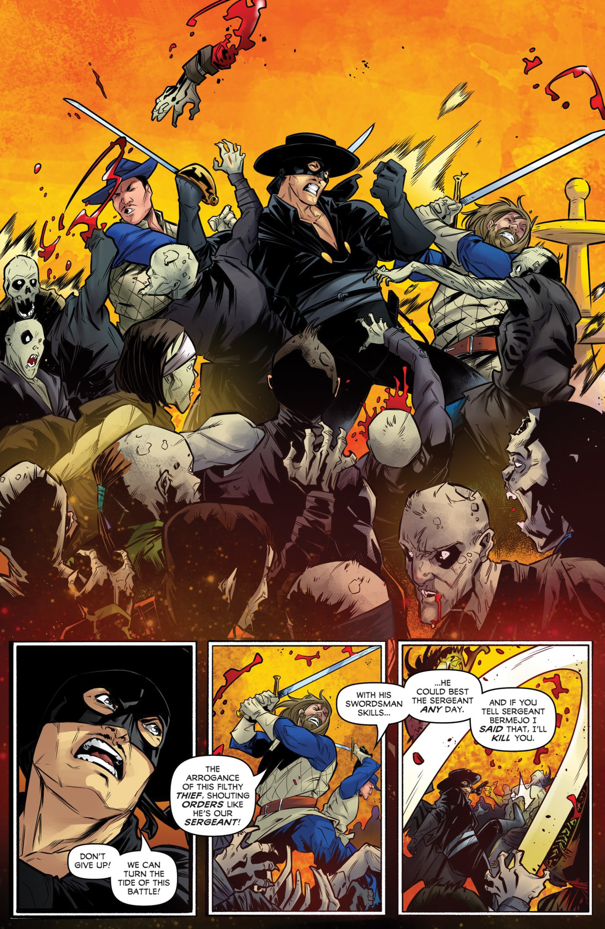 Read online Zorro: Sacrilege comic -  Issue #4 - 3