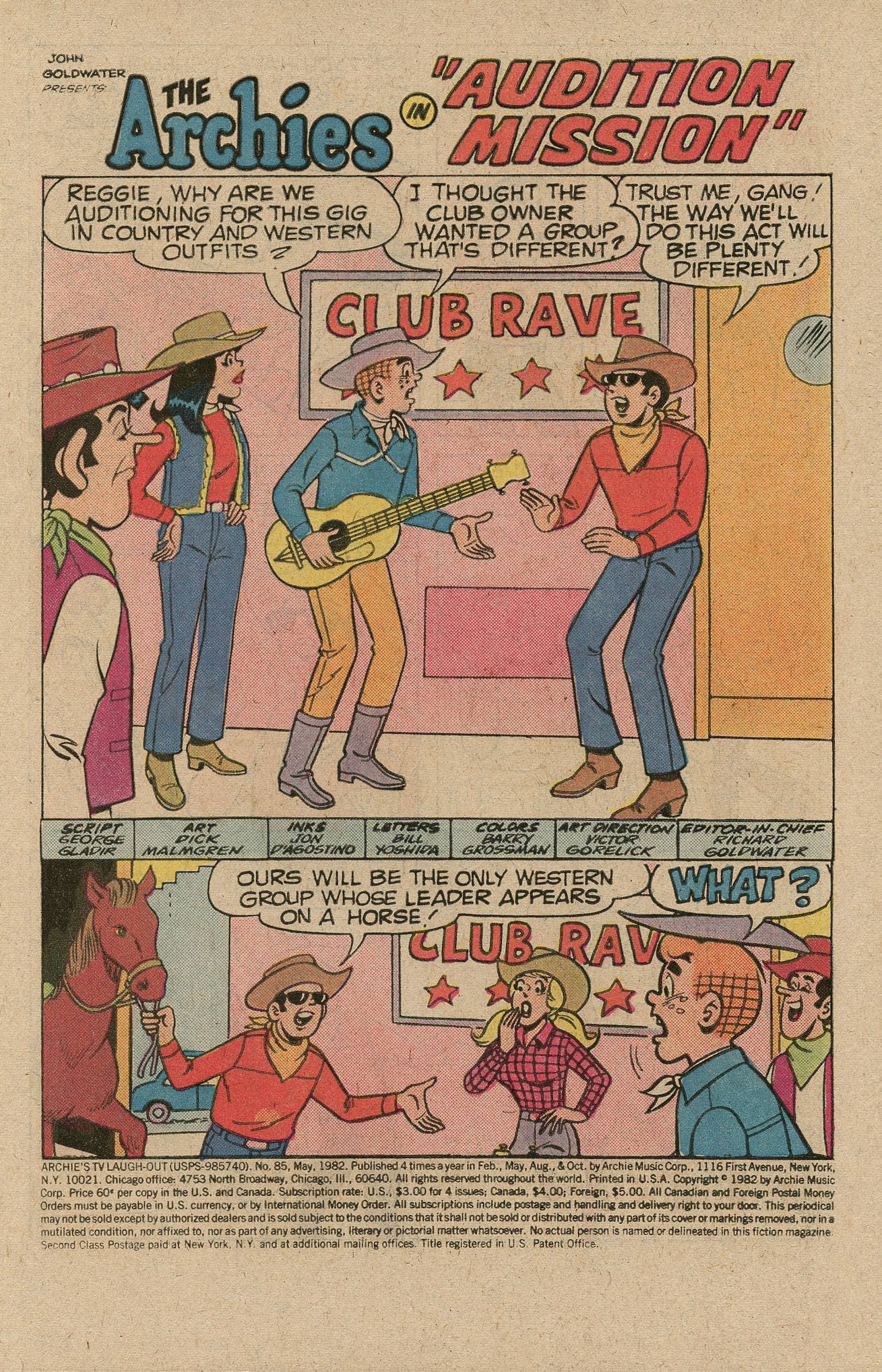 Read online Archie's TV Laugh-Out comic -  Issue #85 - 3
