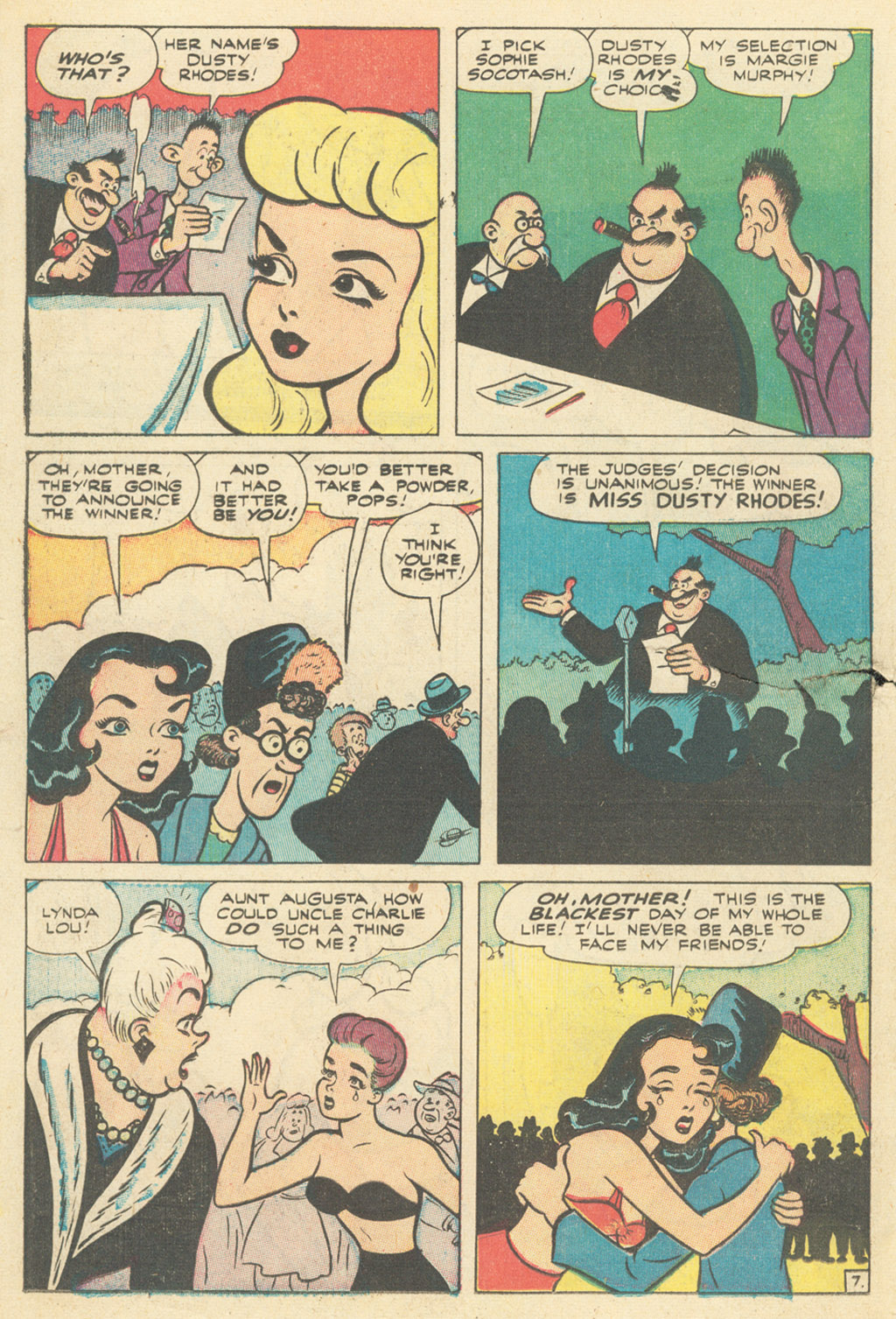 Read online Margie Comics comic -  Issue #37 - 36