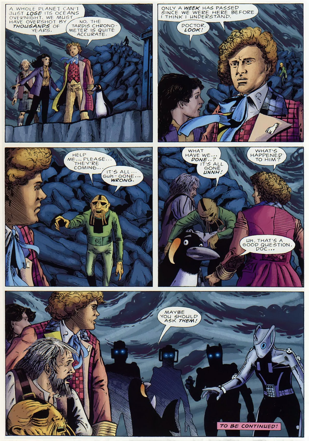 Read online Grant Morrison's Doctor Who comic -  Issue #2 - 16