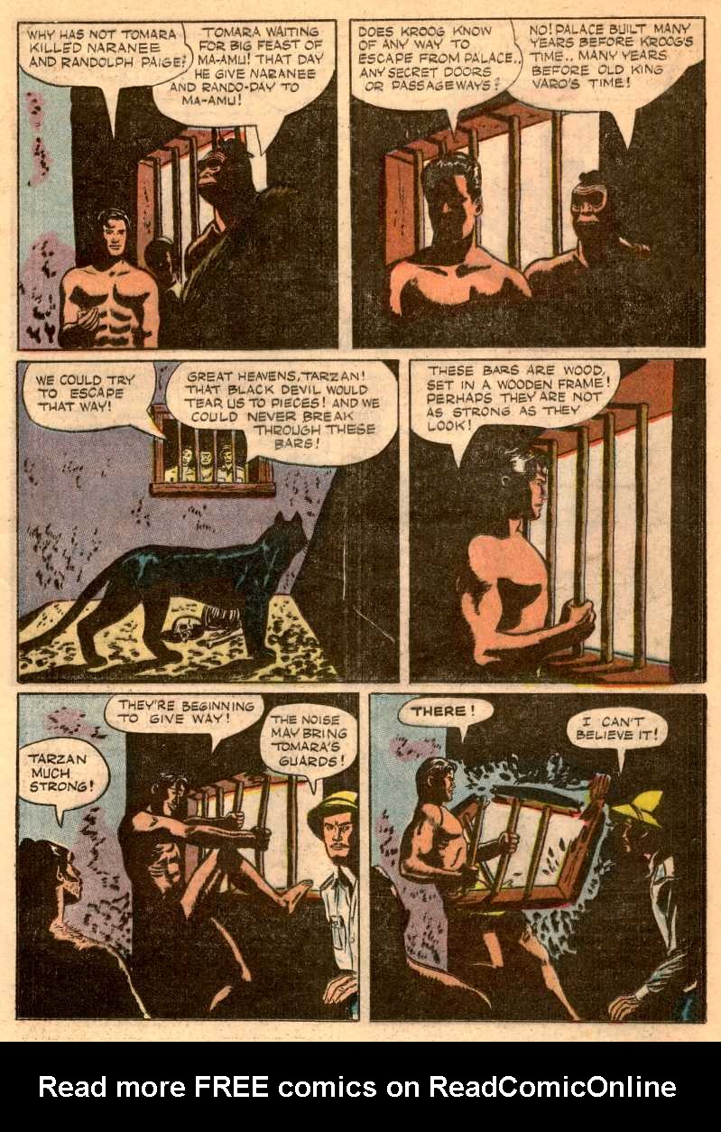 Read online Tarzan (1948) comic -  Issue #1 - 17