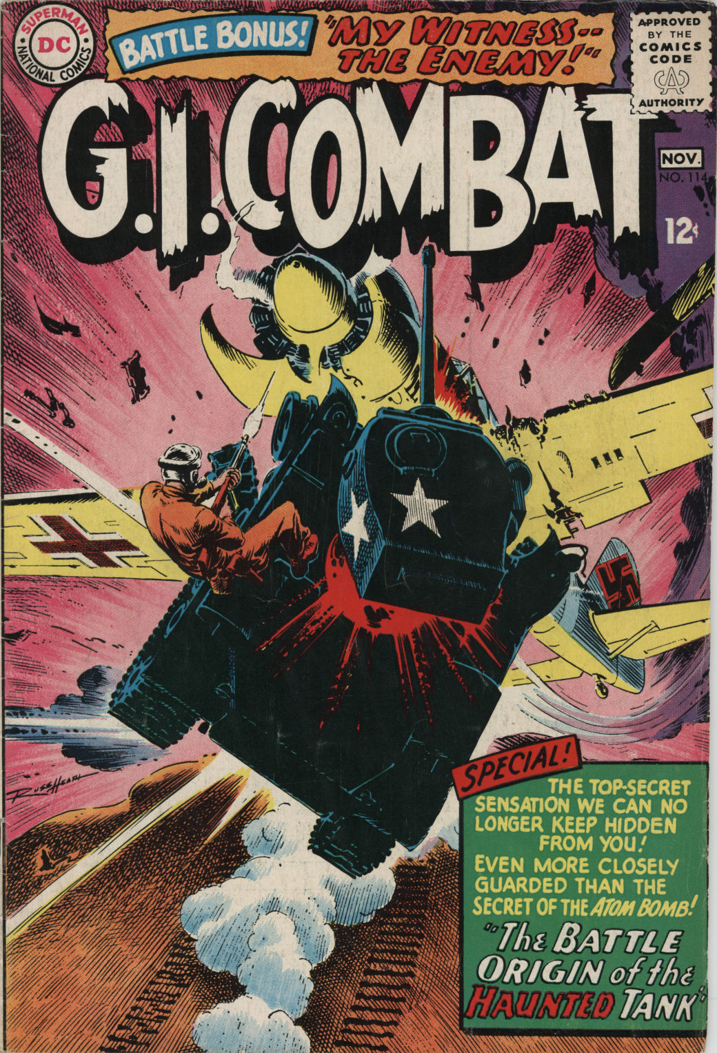 Read online G.I. Combat (1952) comic -  Issue #114 - 1
