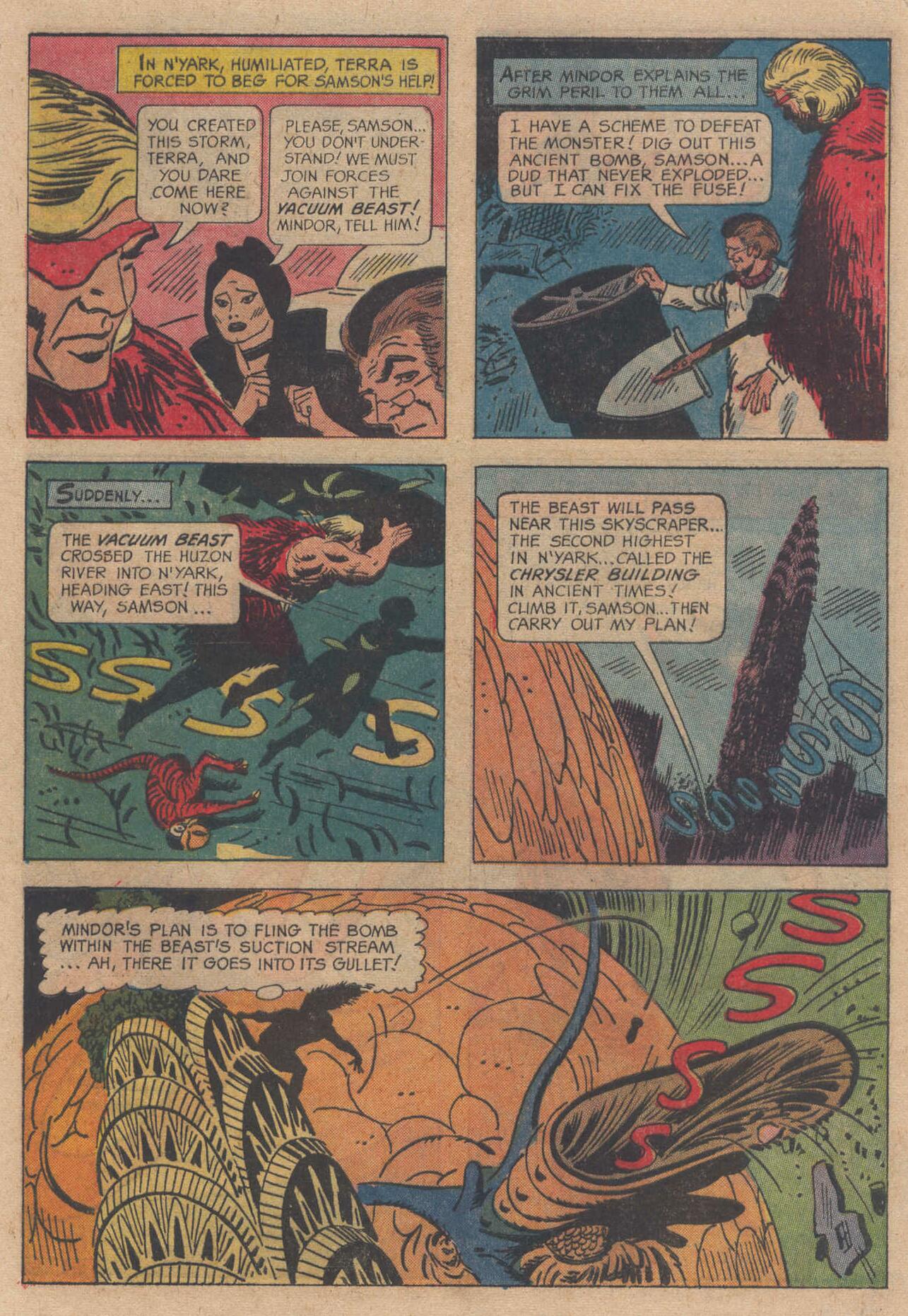 Read online Mighty Samson (1964) comic -  Issue #6 - 29