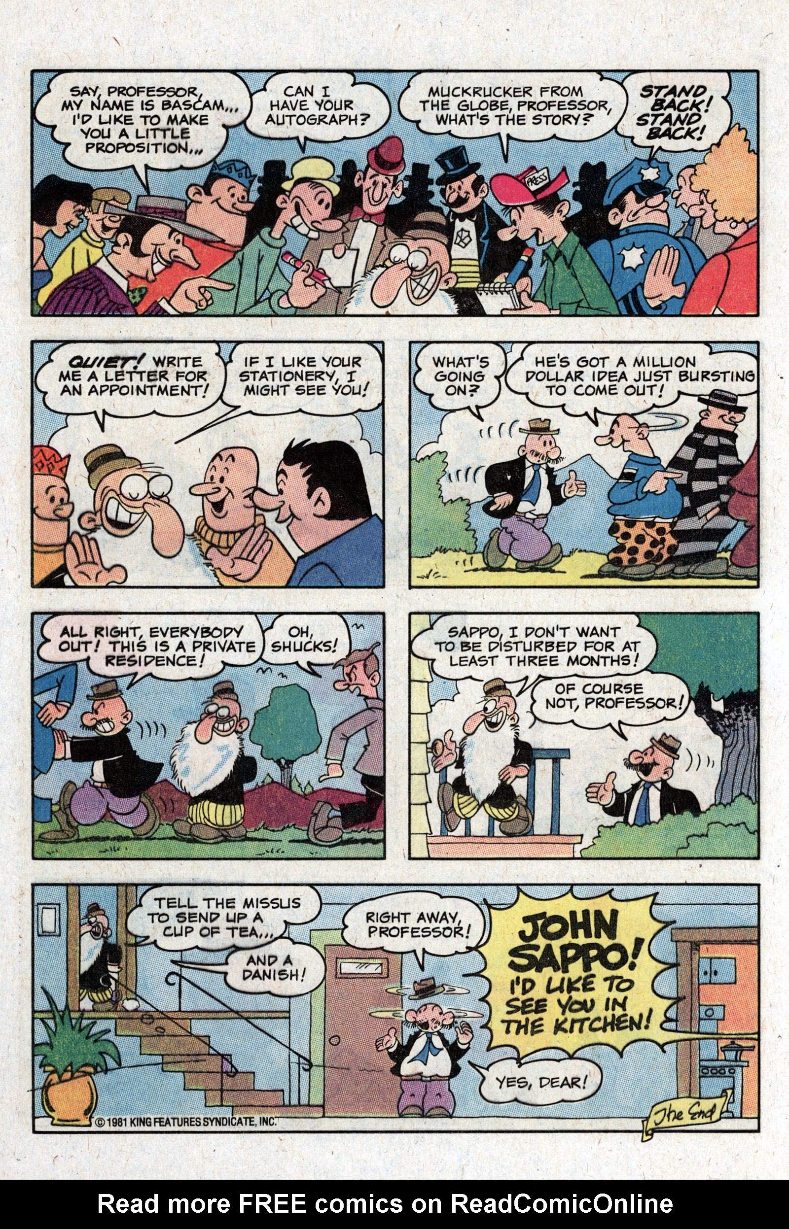 Read online Popeye (1948) comic -  Issue #166 - 24