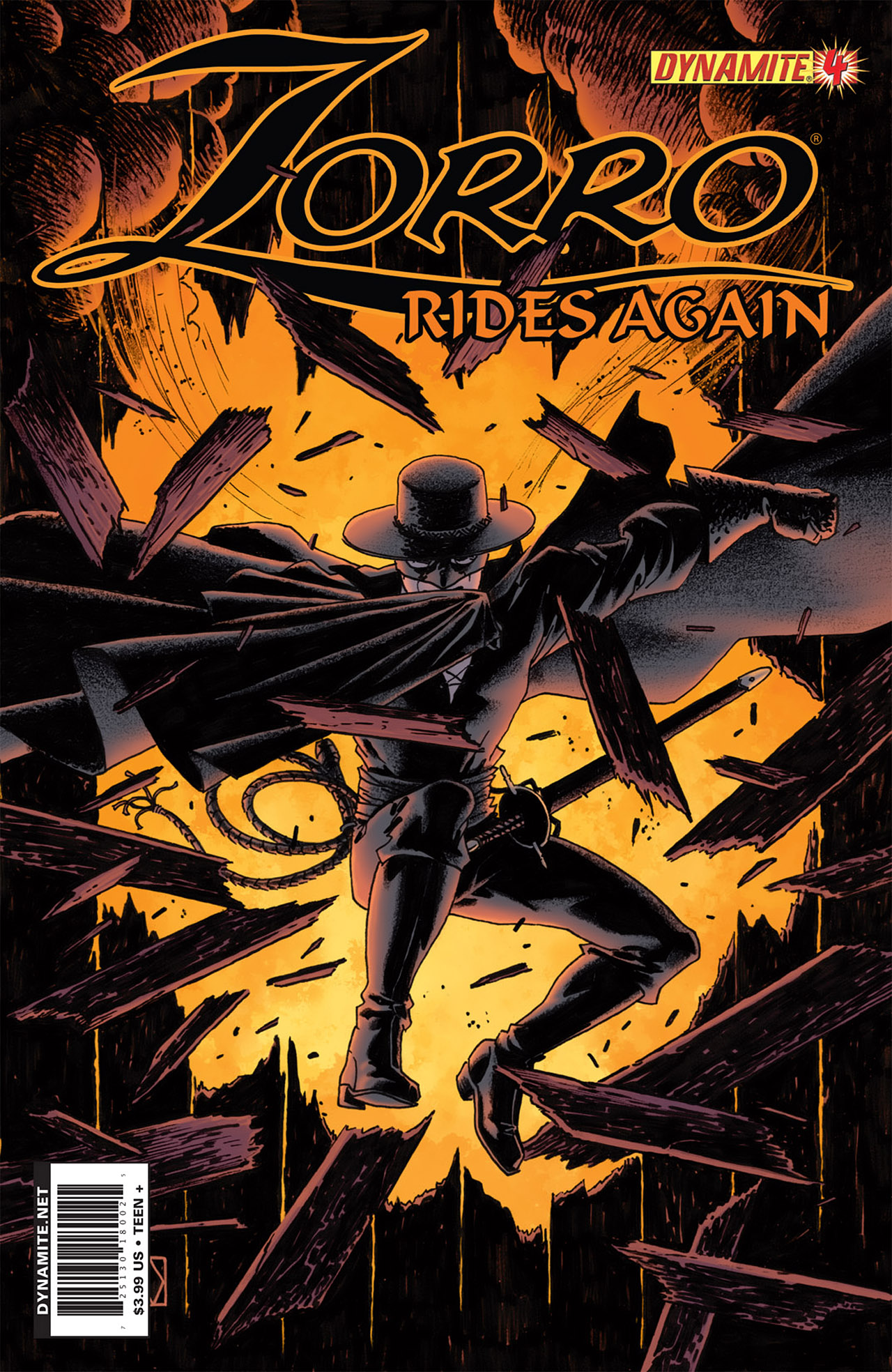 Read online Zorro Rides Again comic -  Issue #4 - 1