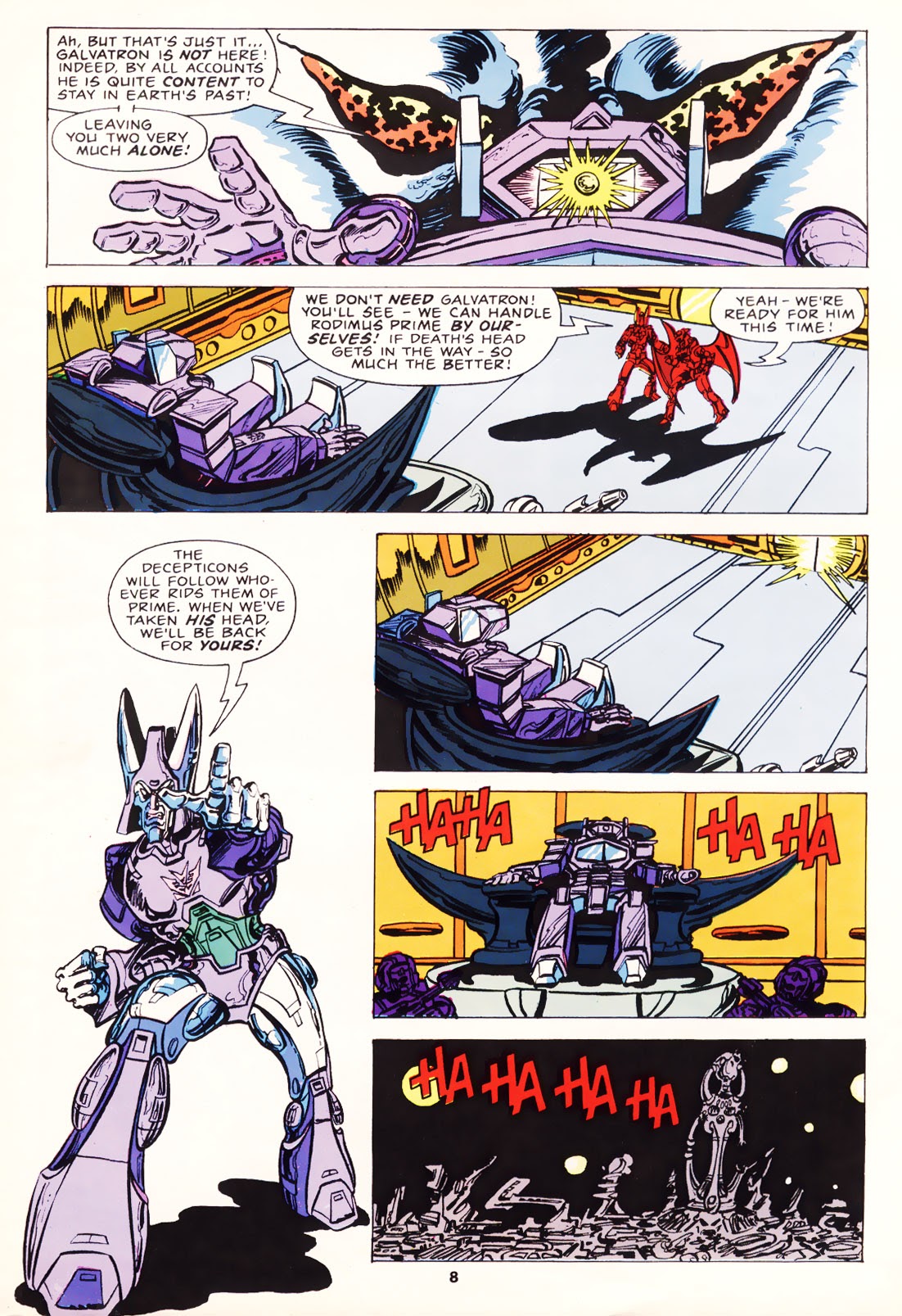 Read online The Transformers (UK) comic -  Issue #225 - 6