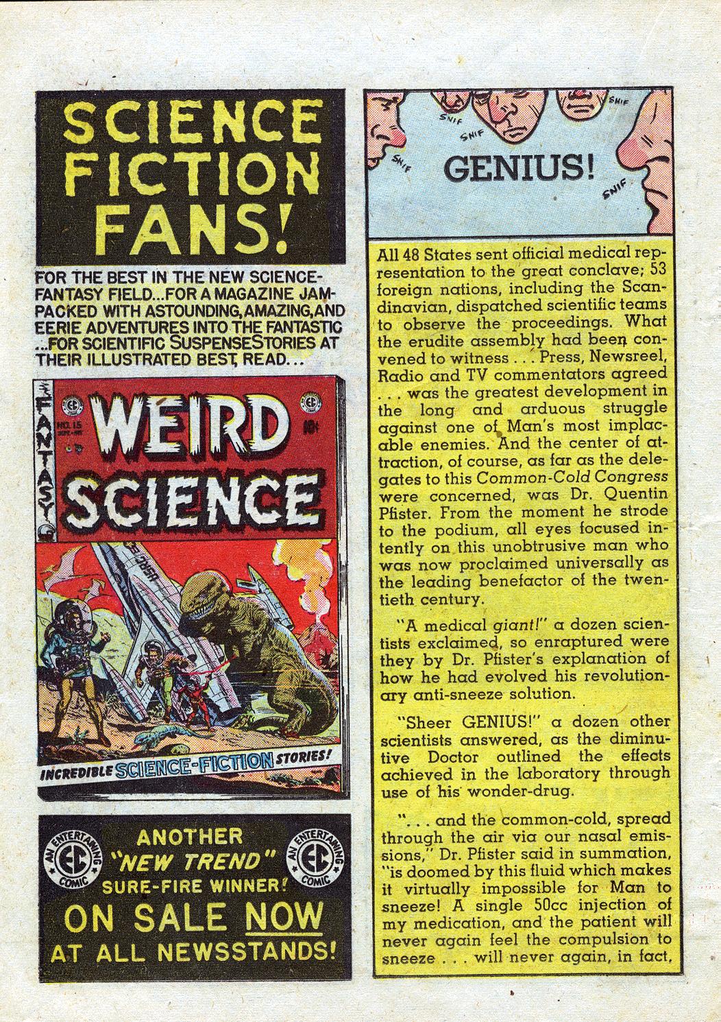 Read online Weird Fantasy (1951) comic -  Issue #15 - 18