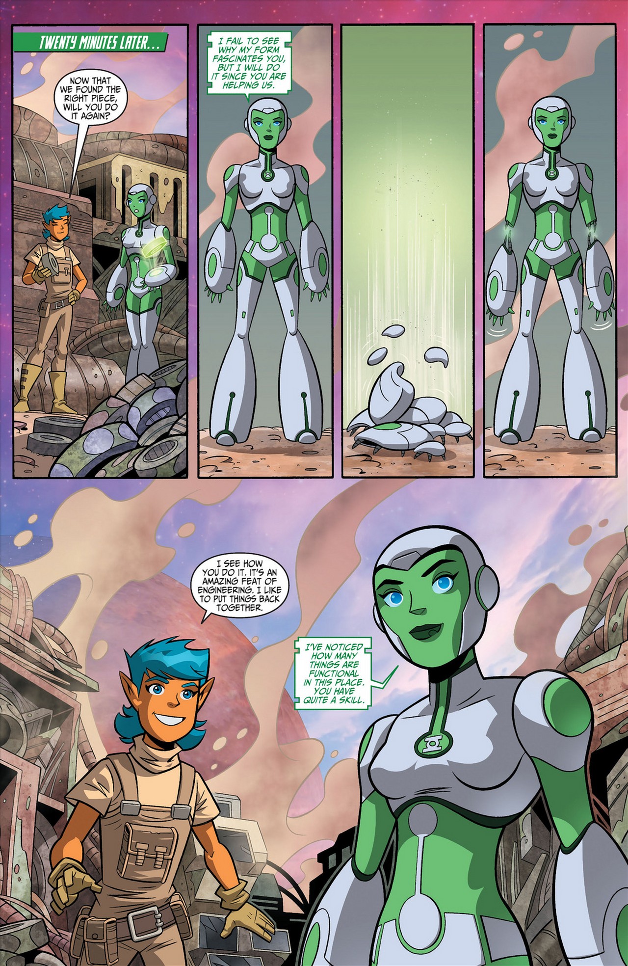 Read online Green Lantern: The Animated Series comic -  Issue #11 - 13