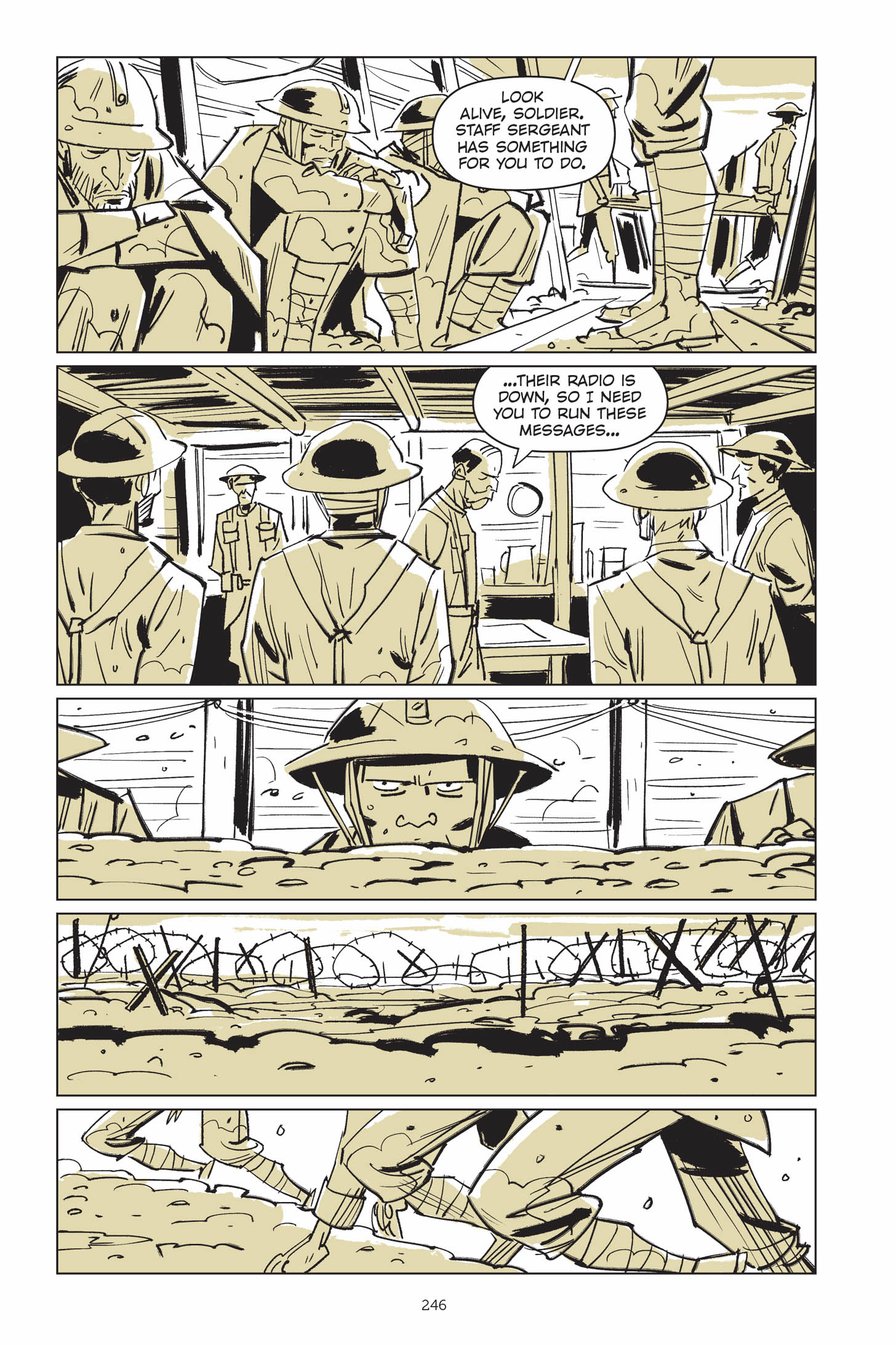 Read online Now Let Me Fly: A Portrait of Eugene Bullard comic -  Issue # TPB (Part 3) - 44