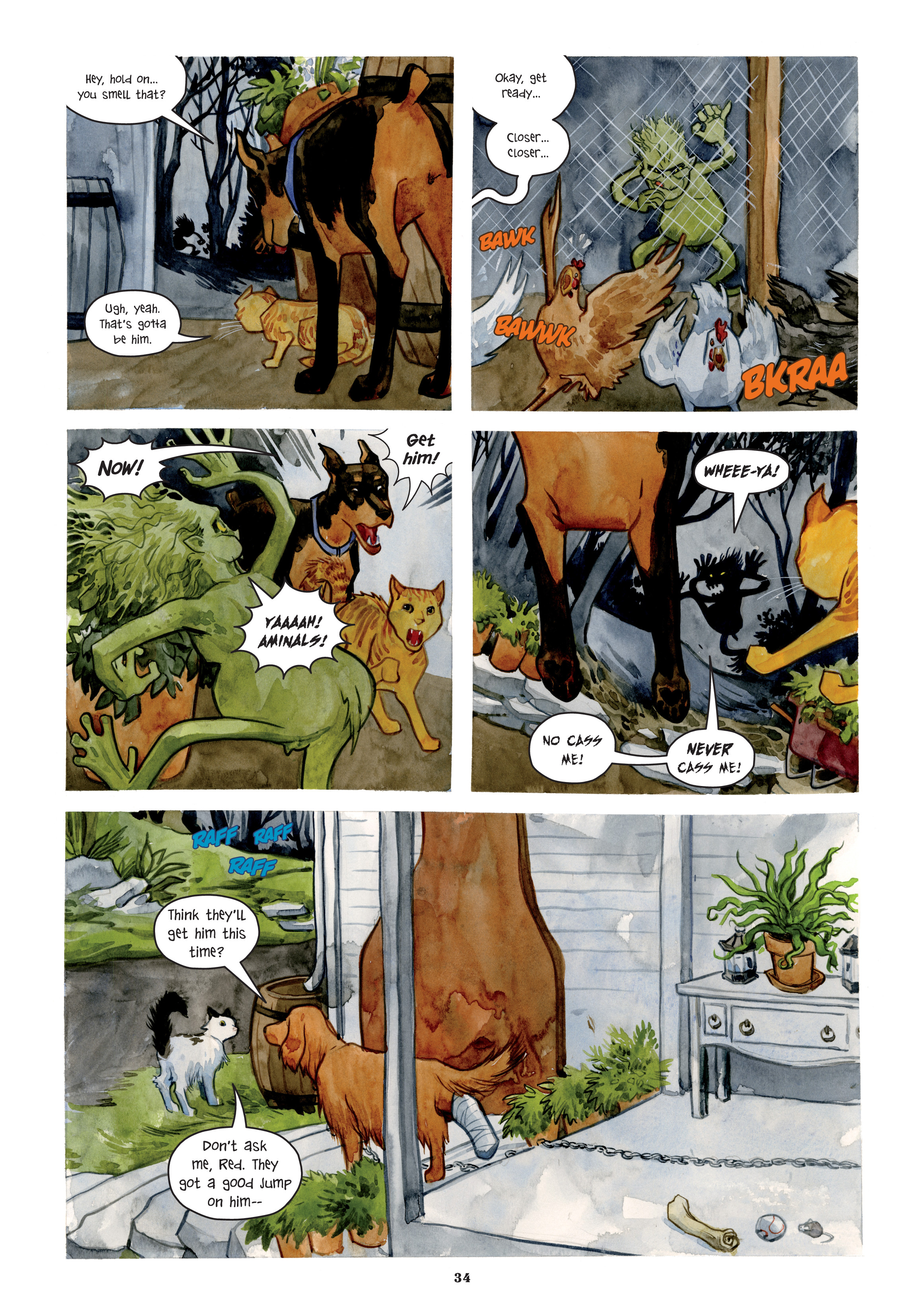Read online Beasts of Burden: Neighborhood Watch (2019) comic -  Issue # TPB (Part 1) - 37