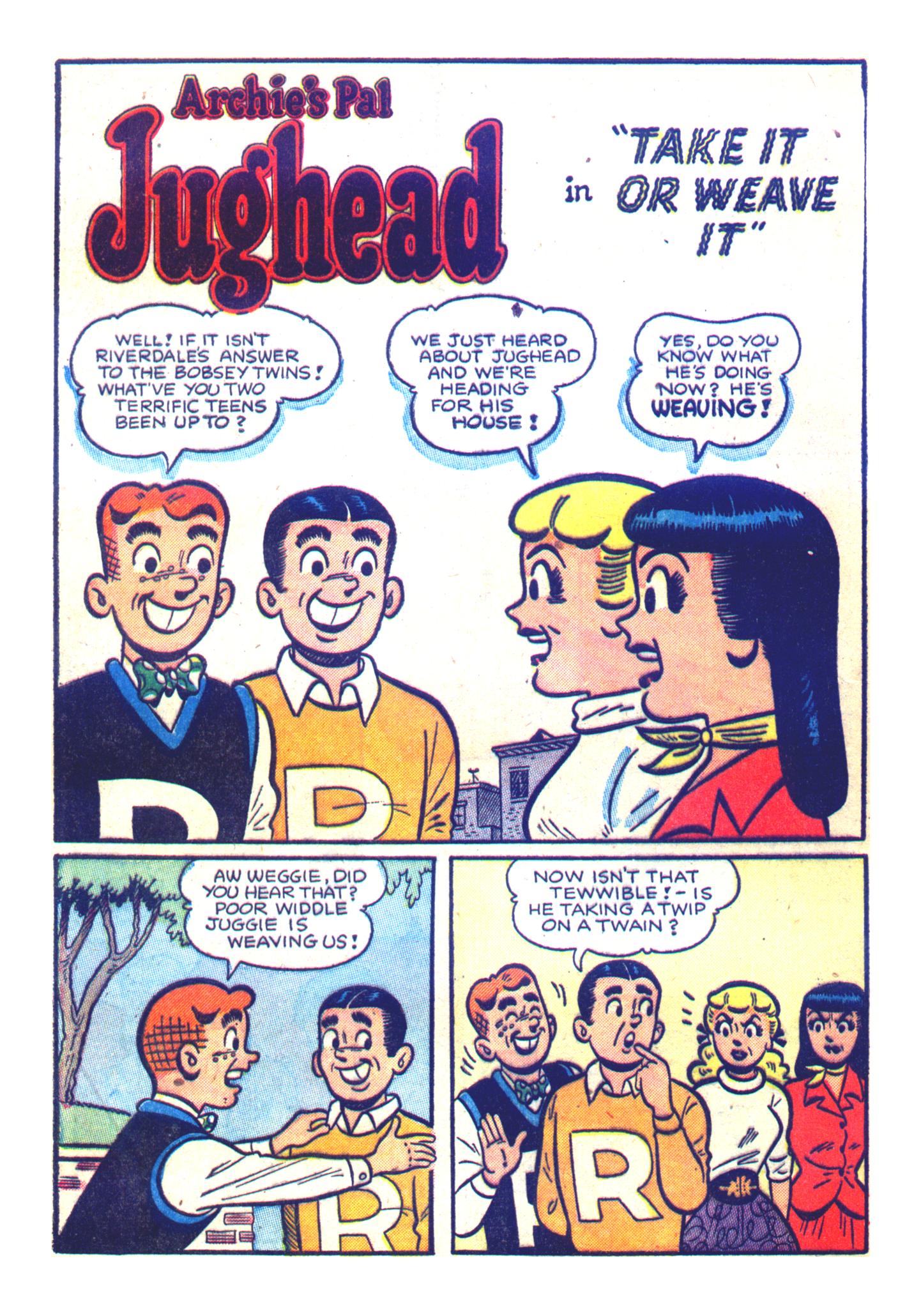 Read online Archie's Pal Jughead Annual comic -  Issue #1 - 38